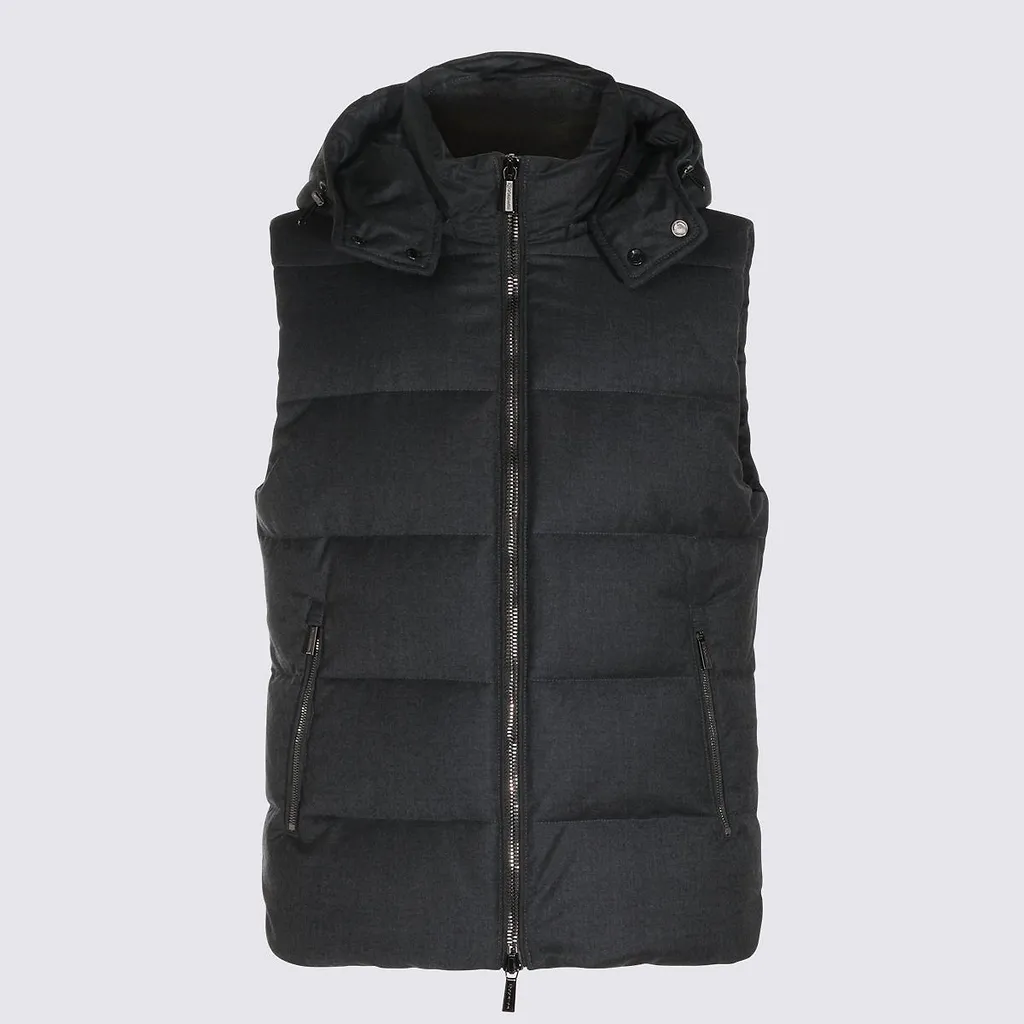 Moorer Quilted Hooded Gilet