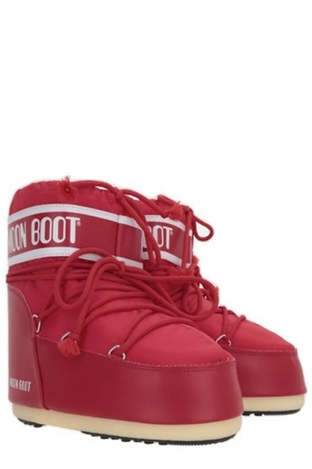 Moon Boot Icon Logo Printed Lace-Up Boots