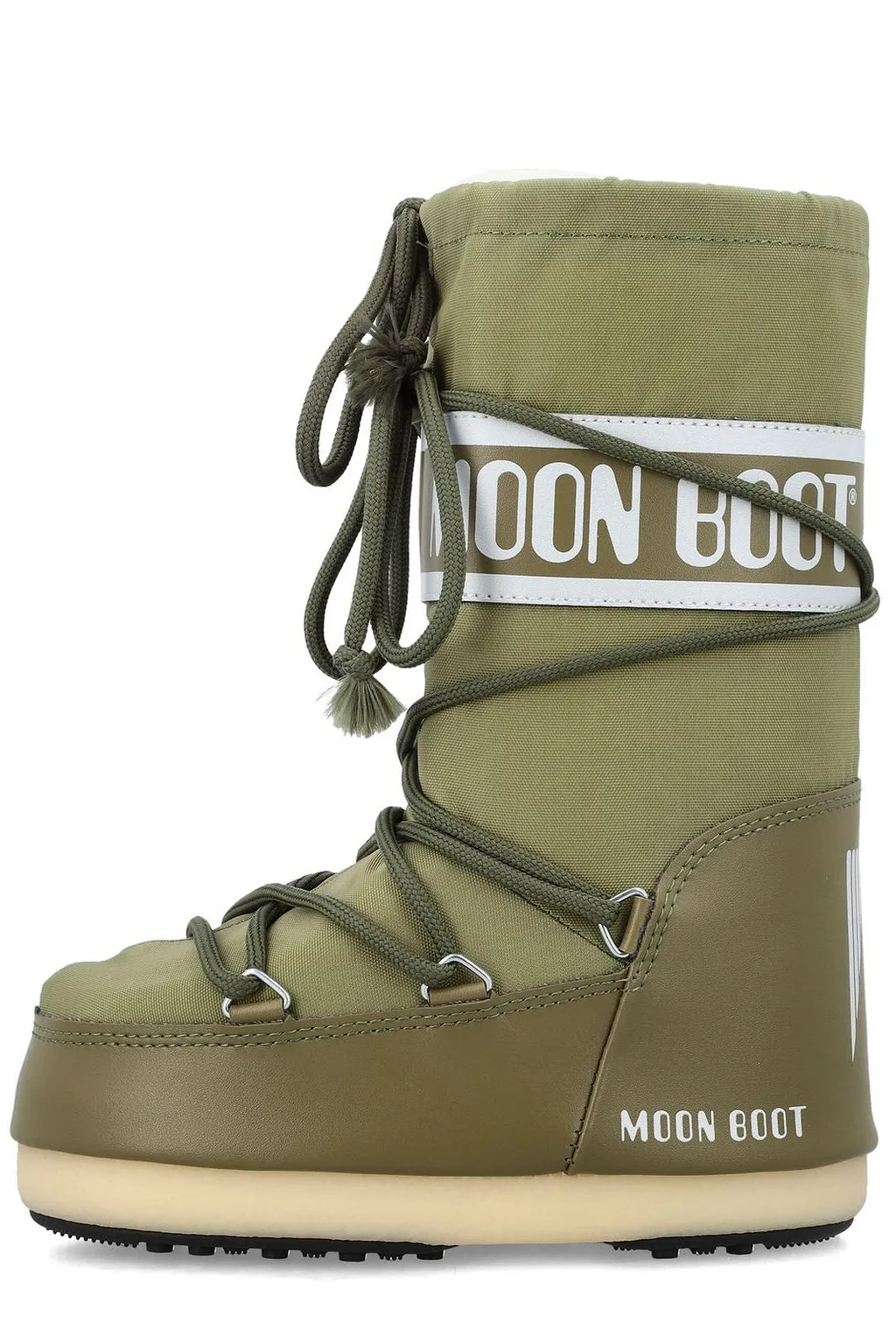 Moon Boot Icon Logo Printed Lace-Up Boots
