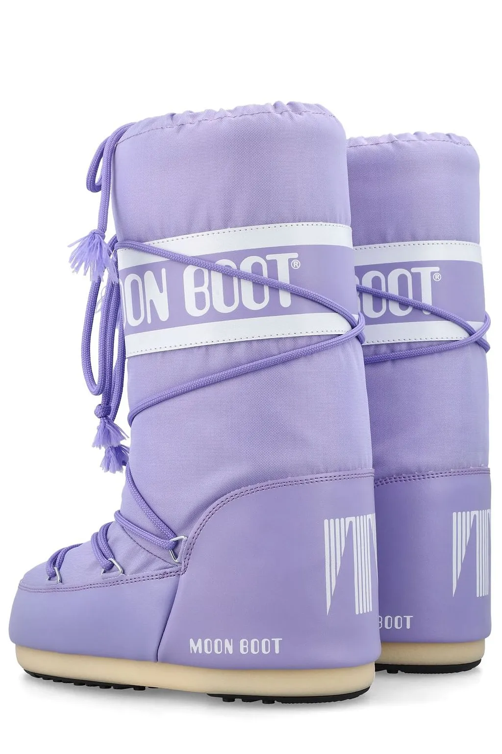 Moon Boot Icon Logo Printed Lace-Up Boots