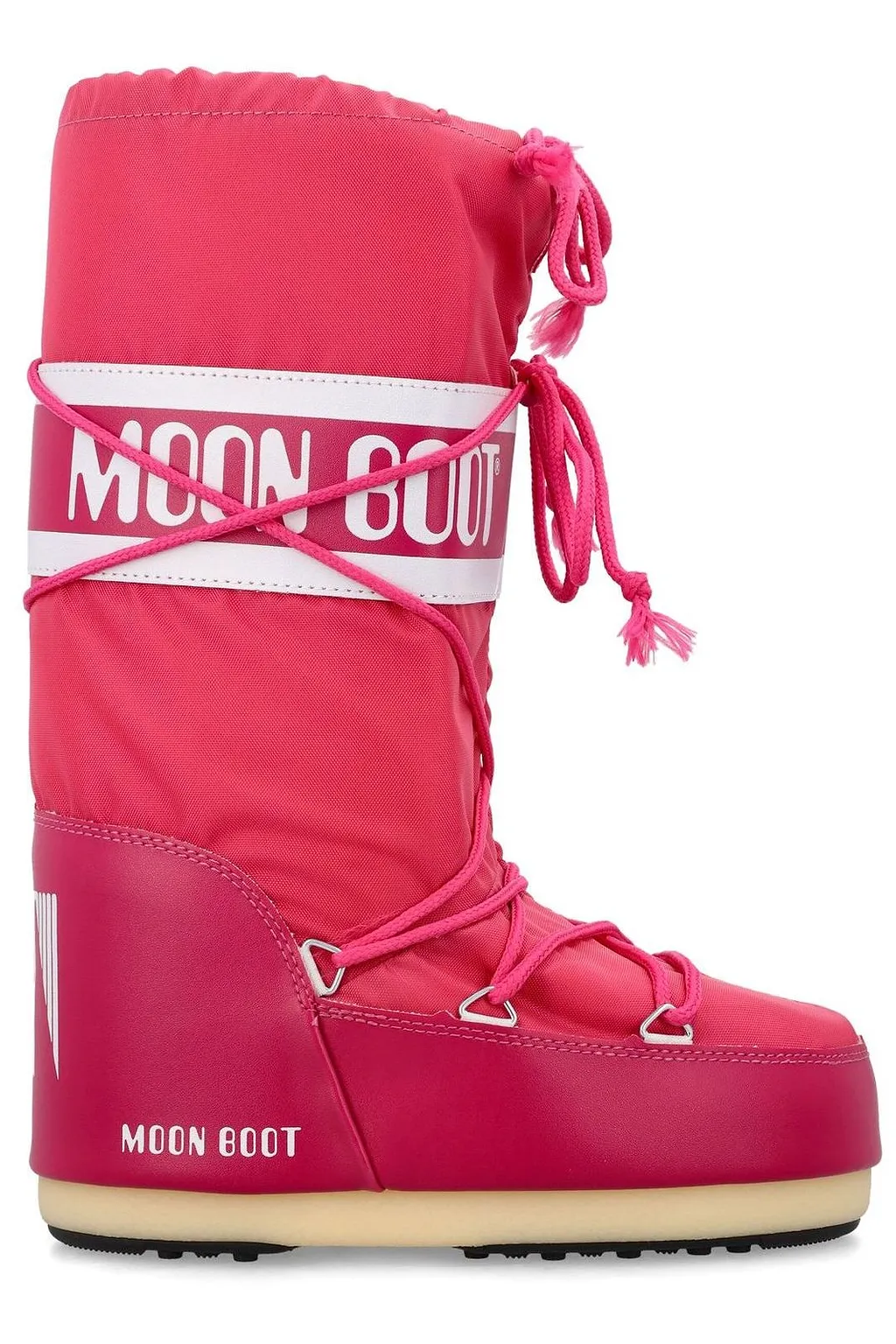 Moon Boot Icon Logo Printed Lace-Up Boots
