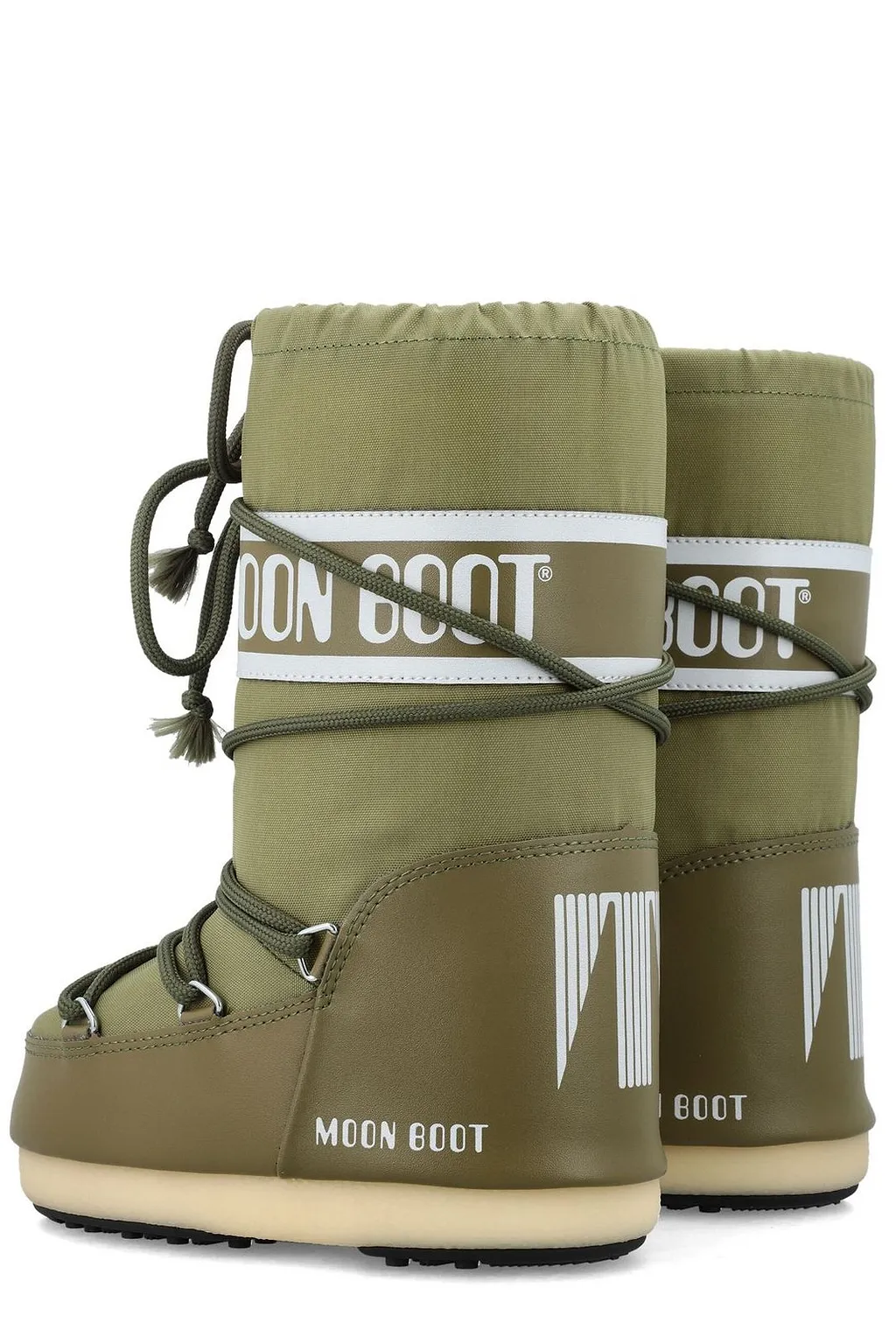 Moon Boot Icon Logo Printed Lace-Up Boots