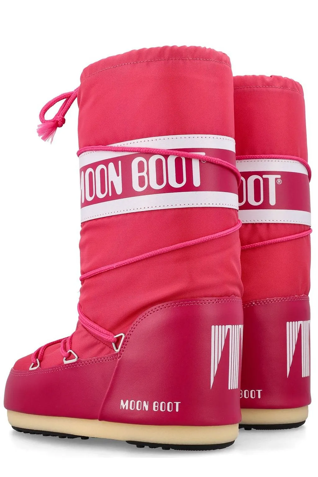 Moon Boot Icon Logo Printed Lace-Up Boots