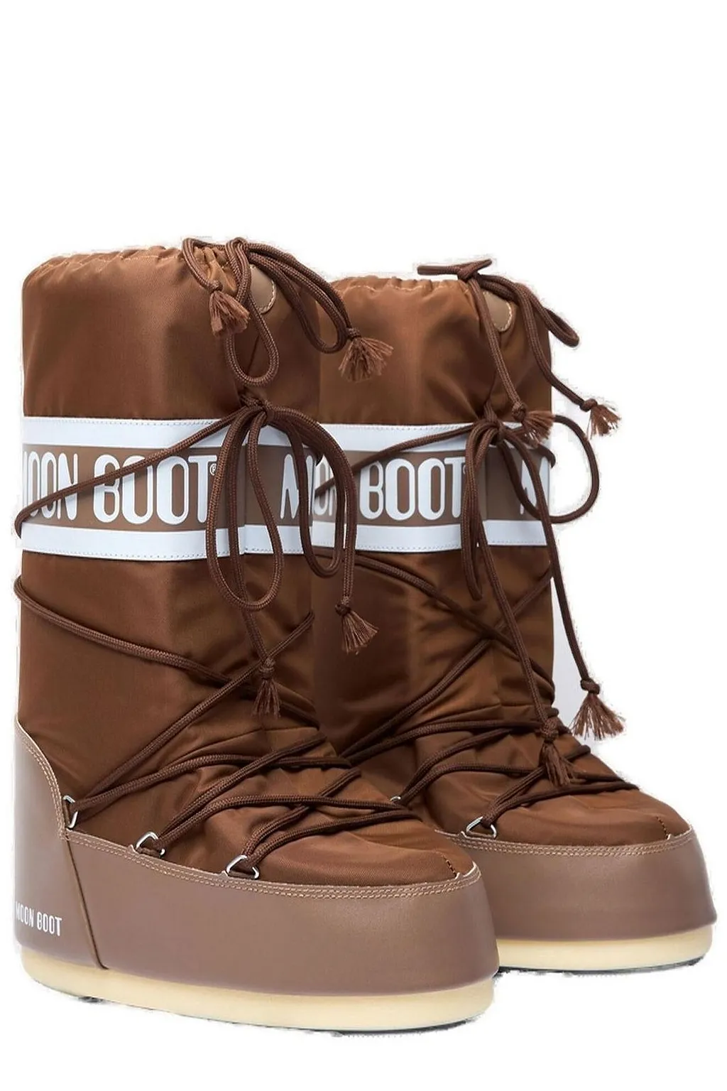 Moon Boot Icon Logo Printed Lace-Up Boots