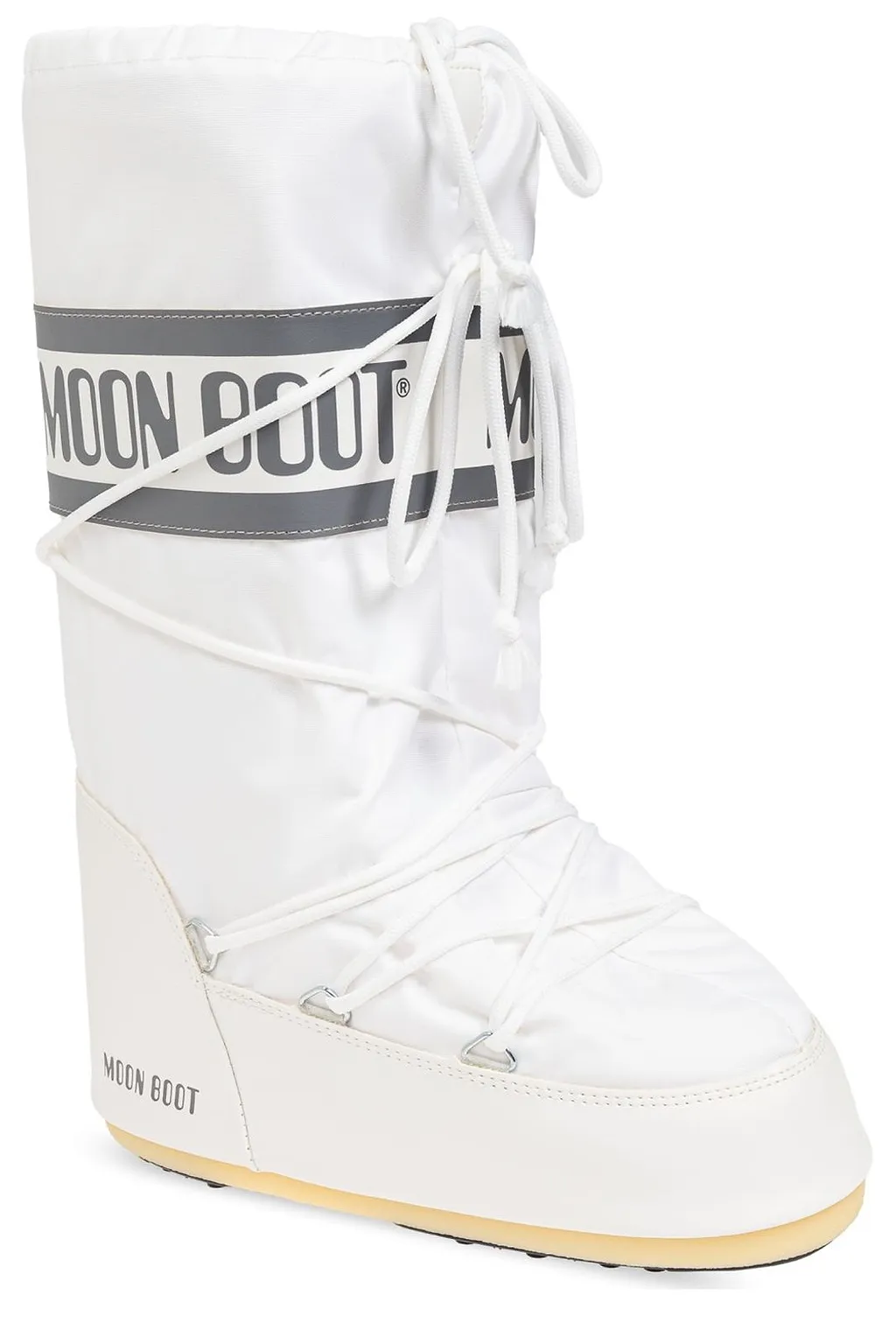 Moon Boot Icon Logo Printed Lace-Up Boots