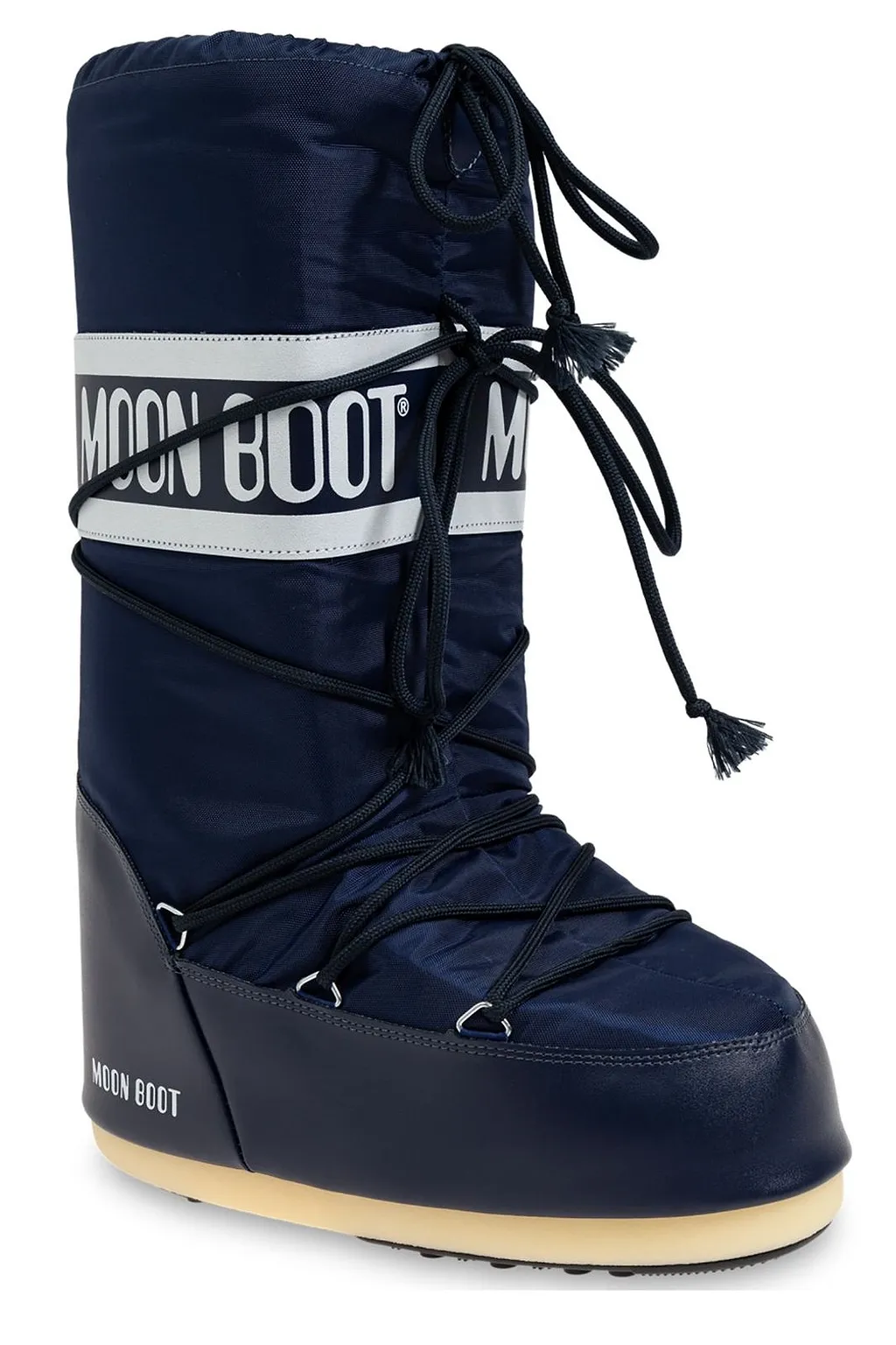 Moon Boot Icon Logo Printed Lace-Up Boots