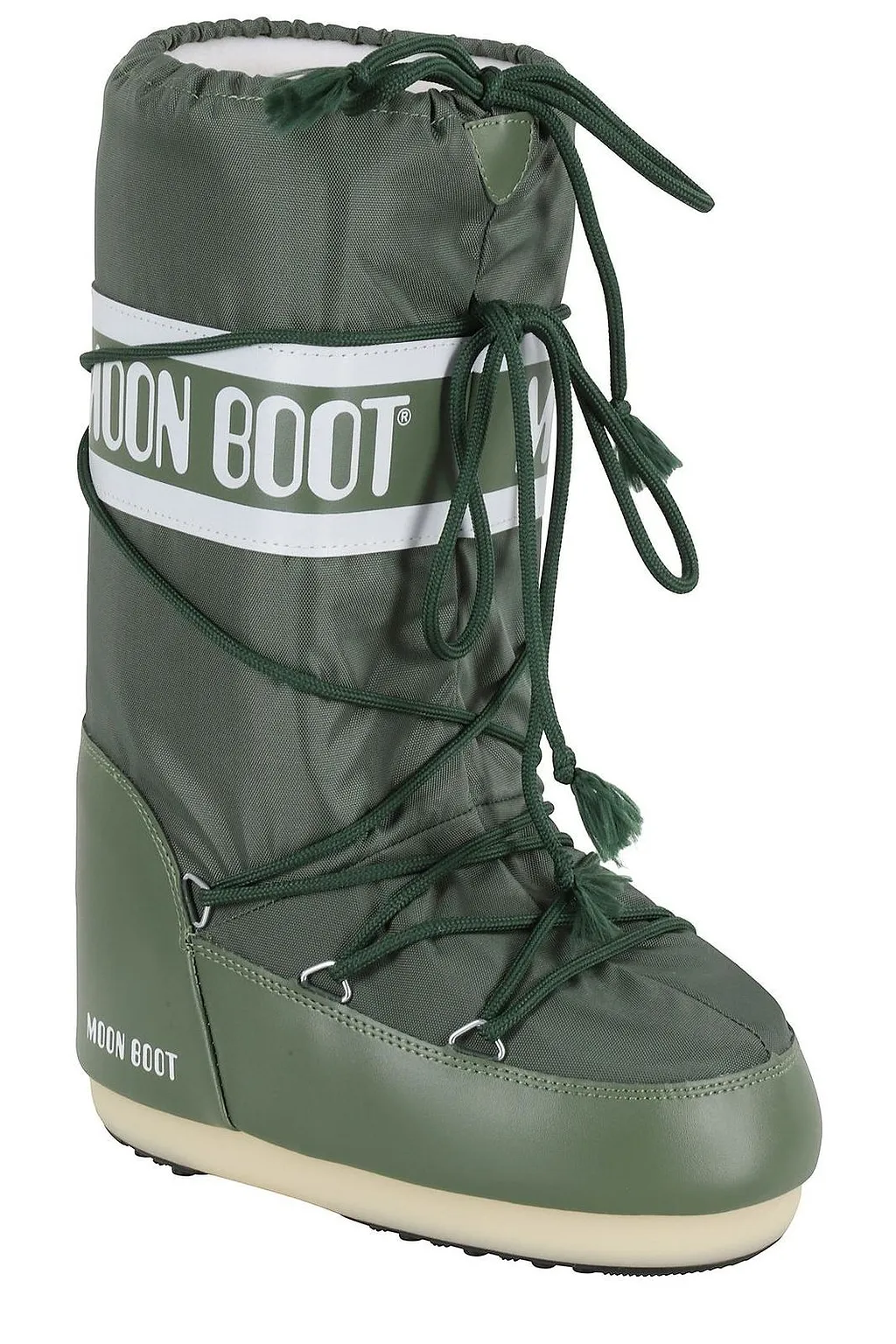 Moon Boot Icon Logo Printed Lace-Up Boots
