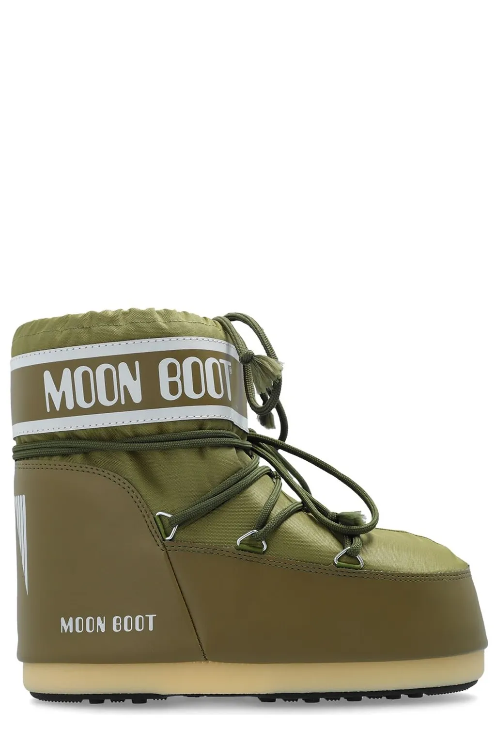 Moon Boot Icon Logo Printed Lace-Up Boots