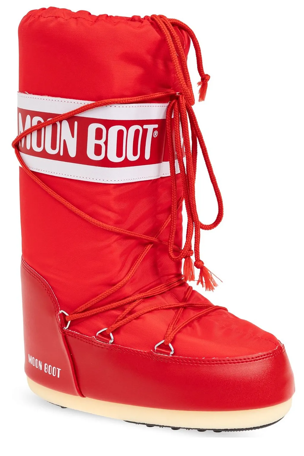 Moon Boot Icon Logo Printed Lace-Up Boots