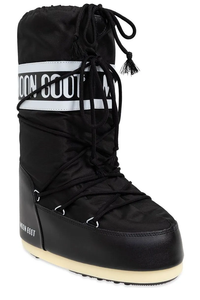 Moon Boot Icon Logo Printed Lace-Up Boots