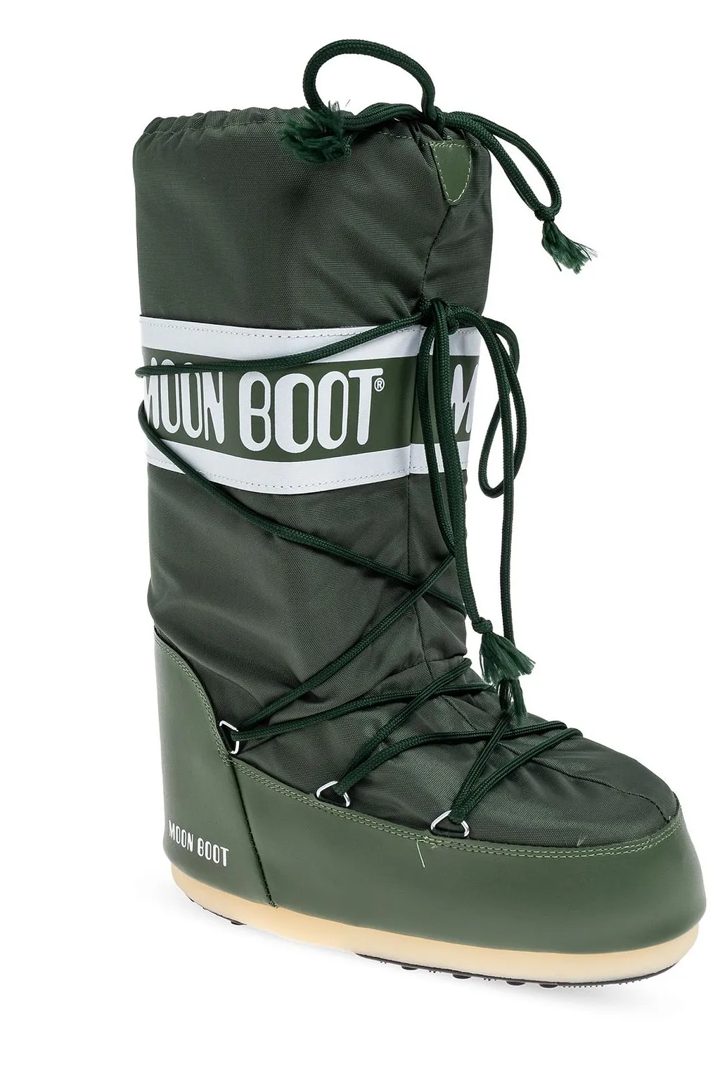 Moon Boot Icon Logo Printed Lace-Up Boots