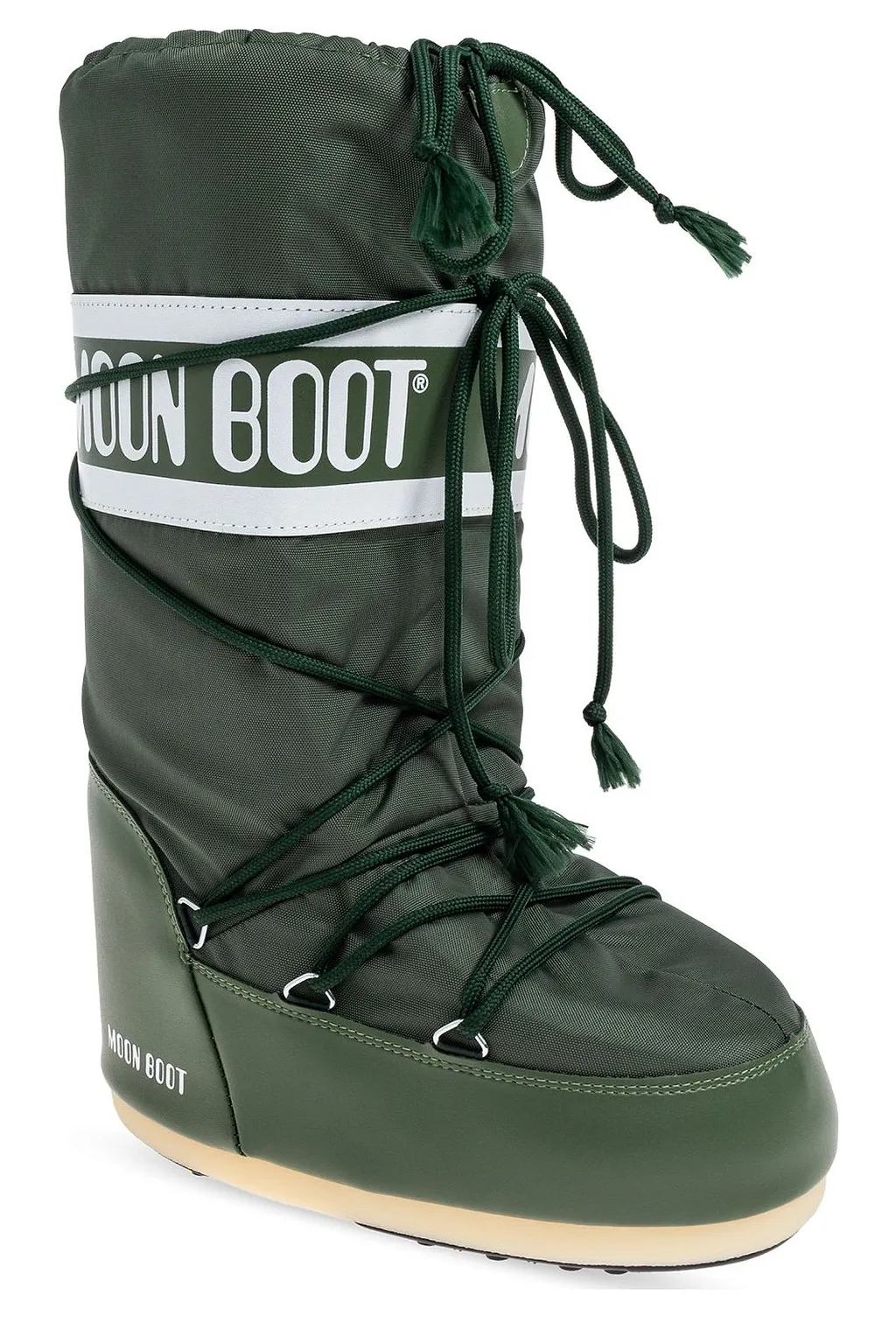 Moon Boot Icon Logo Printed Lace-Up Boots