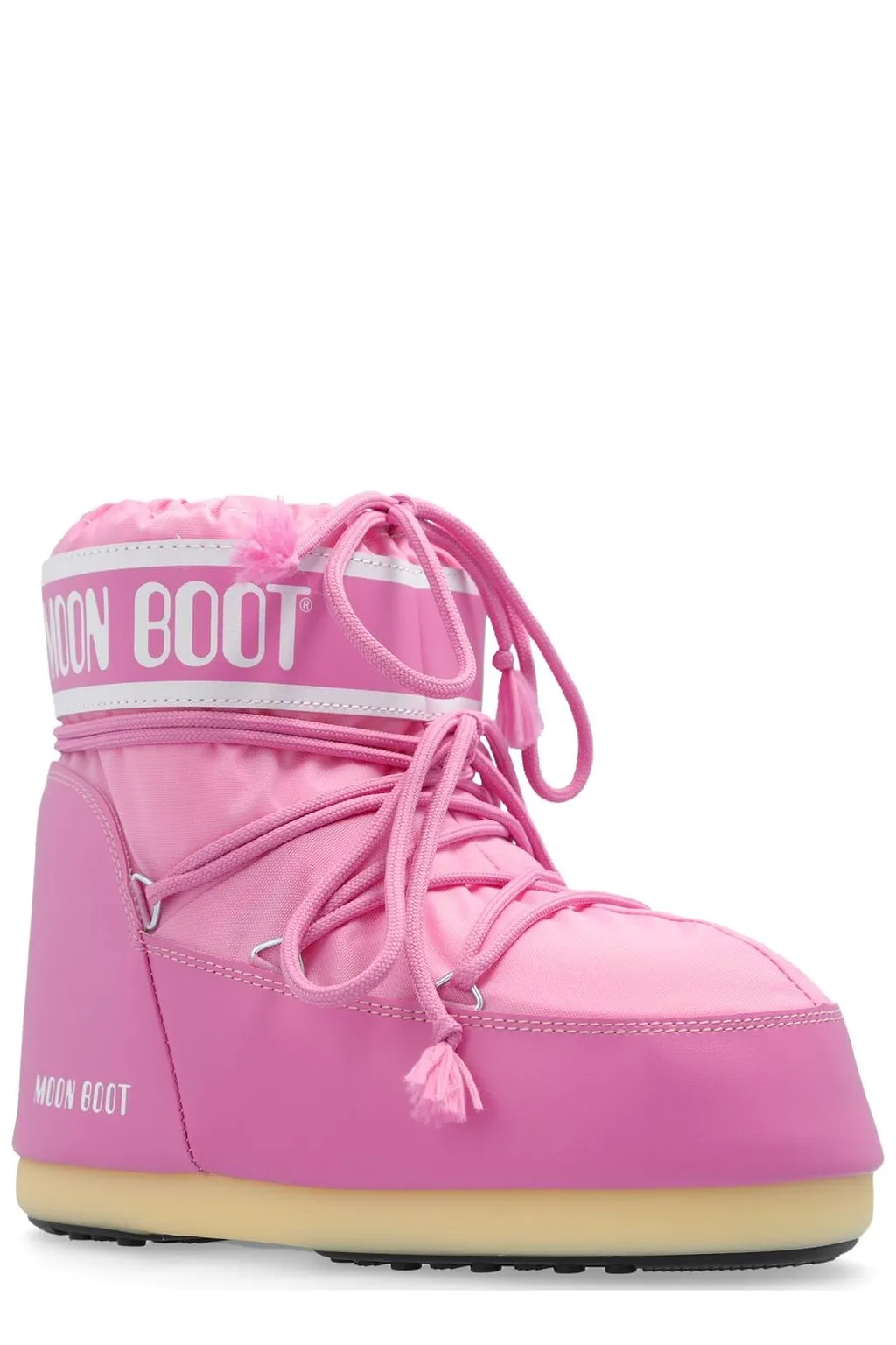 Moon Boot Icon Logo Printed Lace-Up Boots