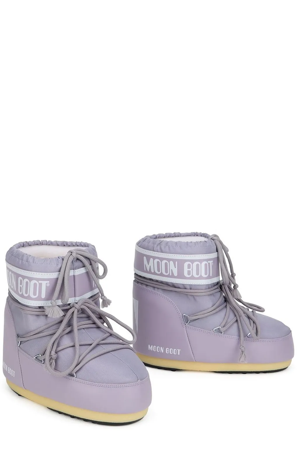 Moon Boot Icon Logo Printed Lace-Up Boots