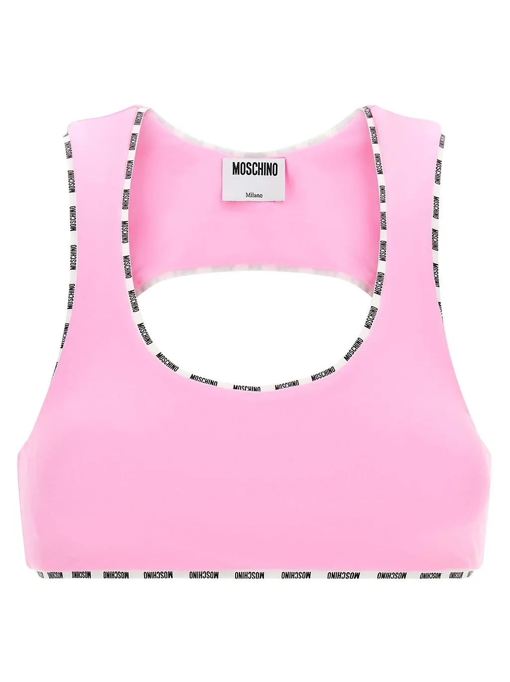 Moschino Cut-Out Cropped Top