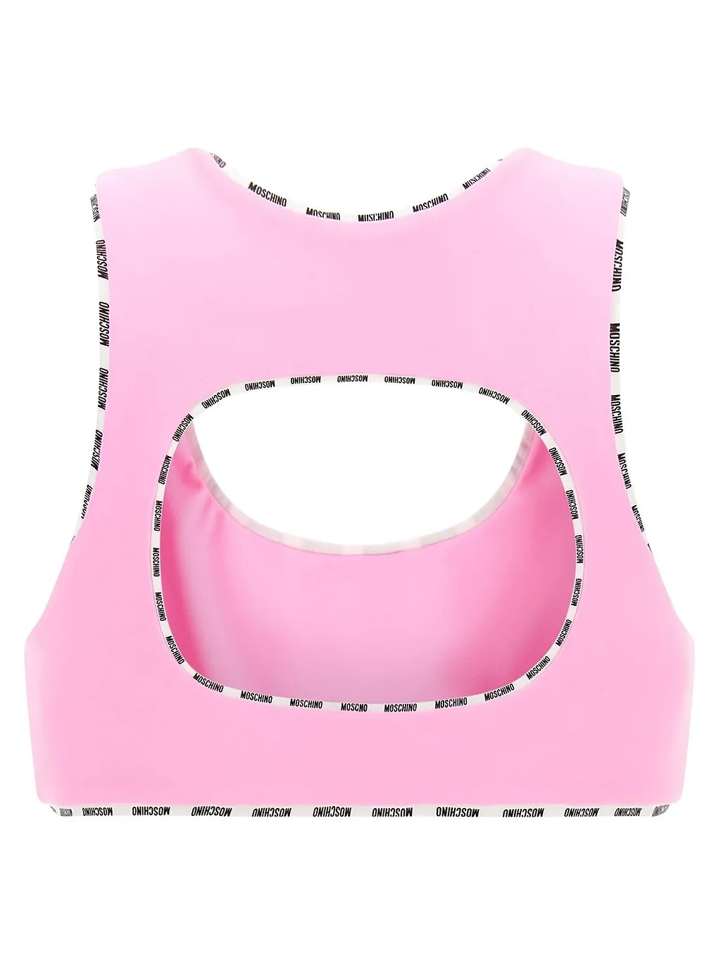 Moschino Cut-Out Cropped Top