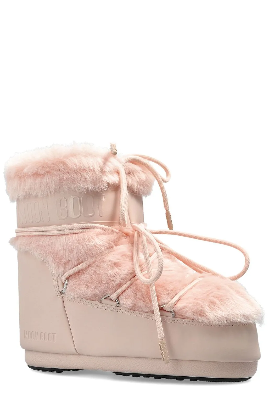 Moon Boot Icon Low Faux-Fur Lace-Up Boots