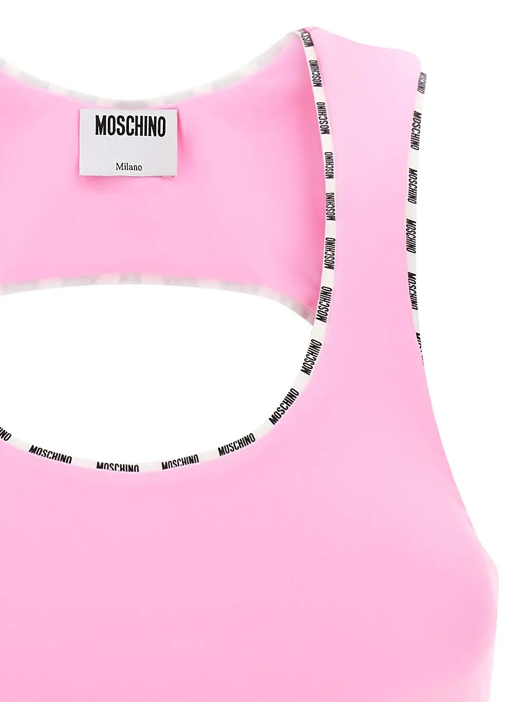Moschino Cut-Out Cropped Top
