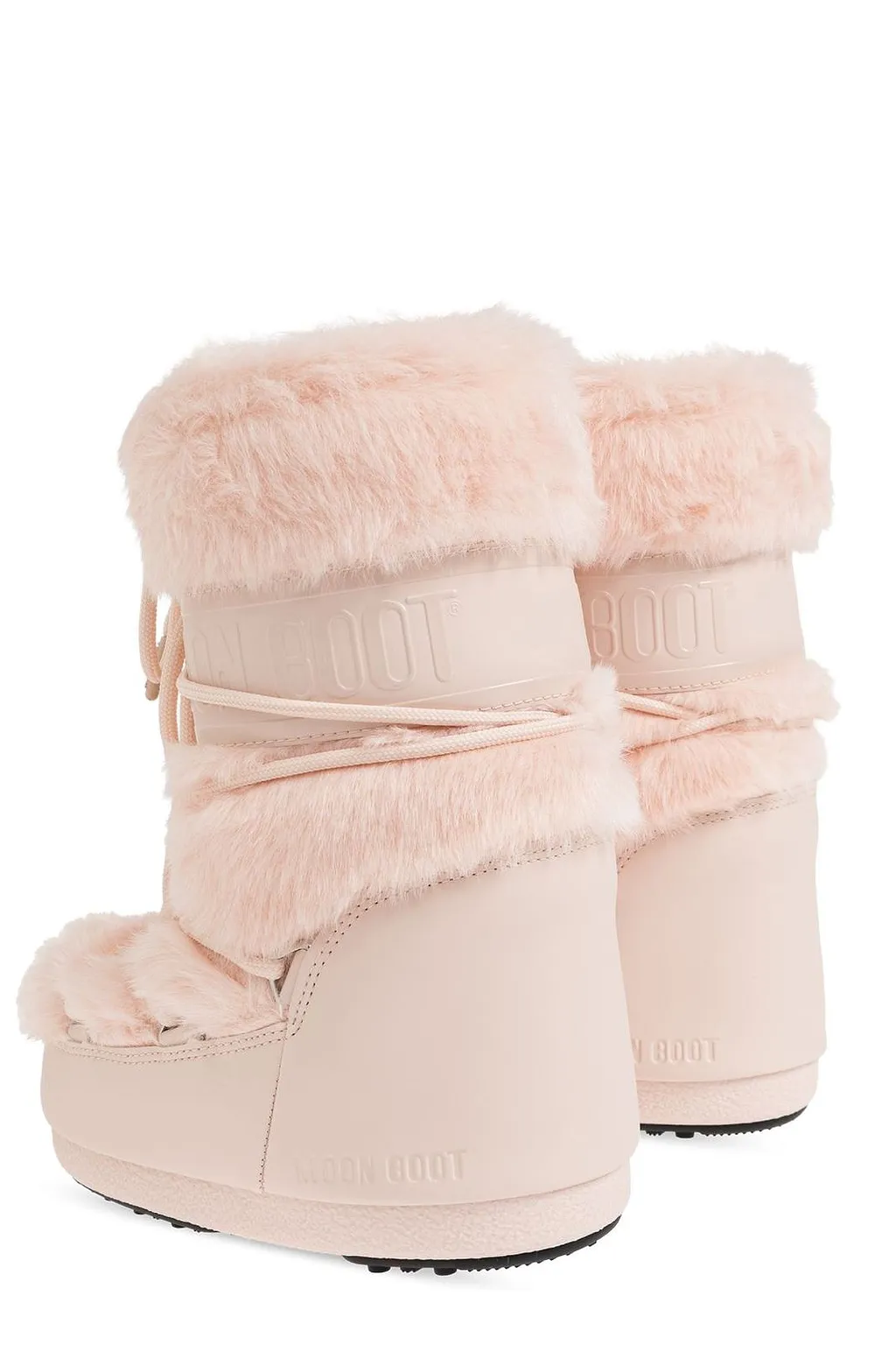 Moon Boot Kids Logo Printed Lace-Up Snow Boots