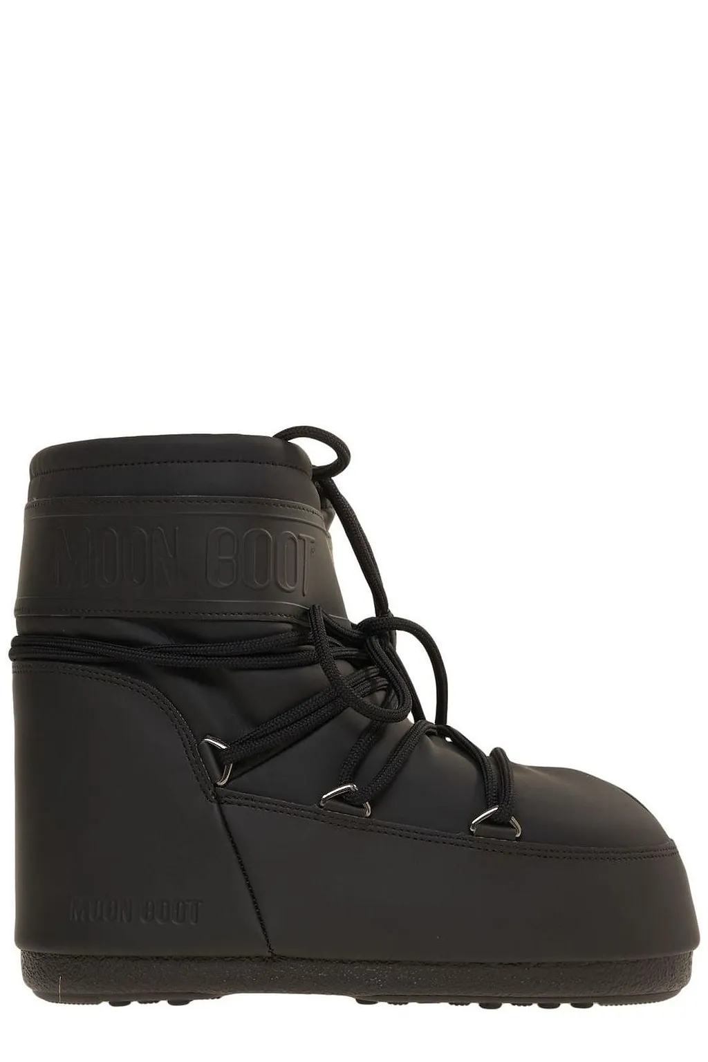 Moon Boot Logo Embossed Lace-Up Boots