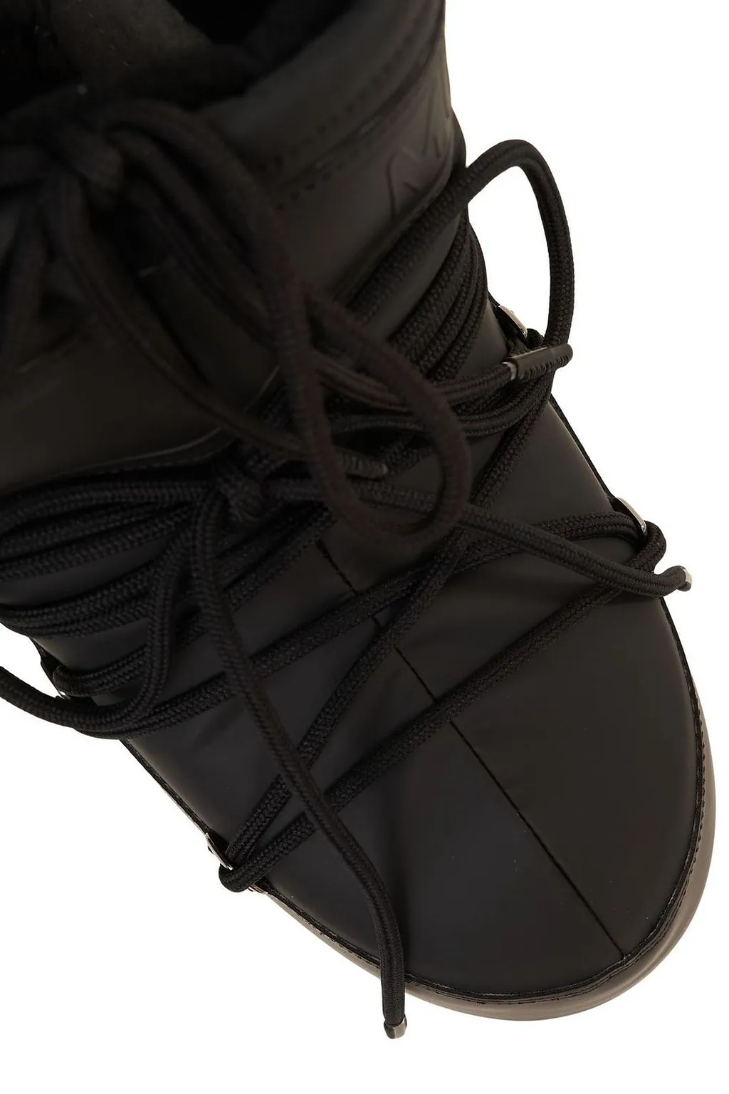 Moon Boot Logo Embossed Lace-Up Boots