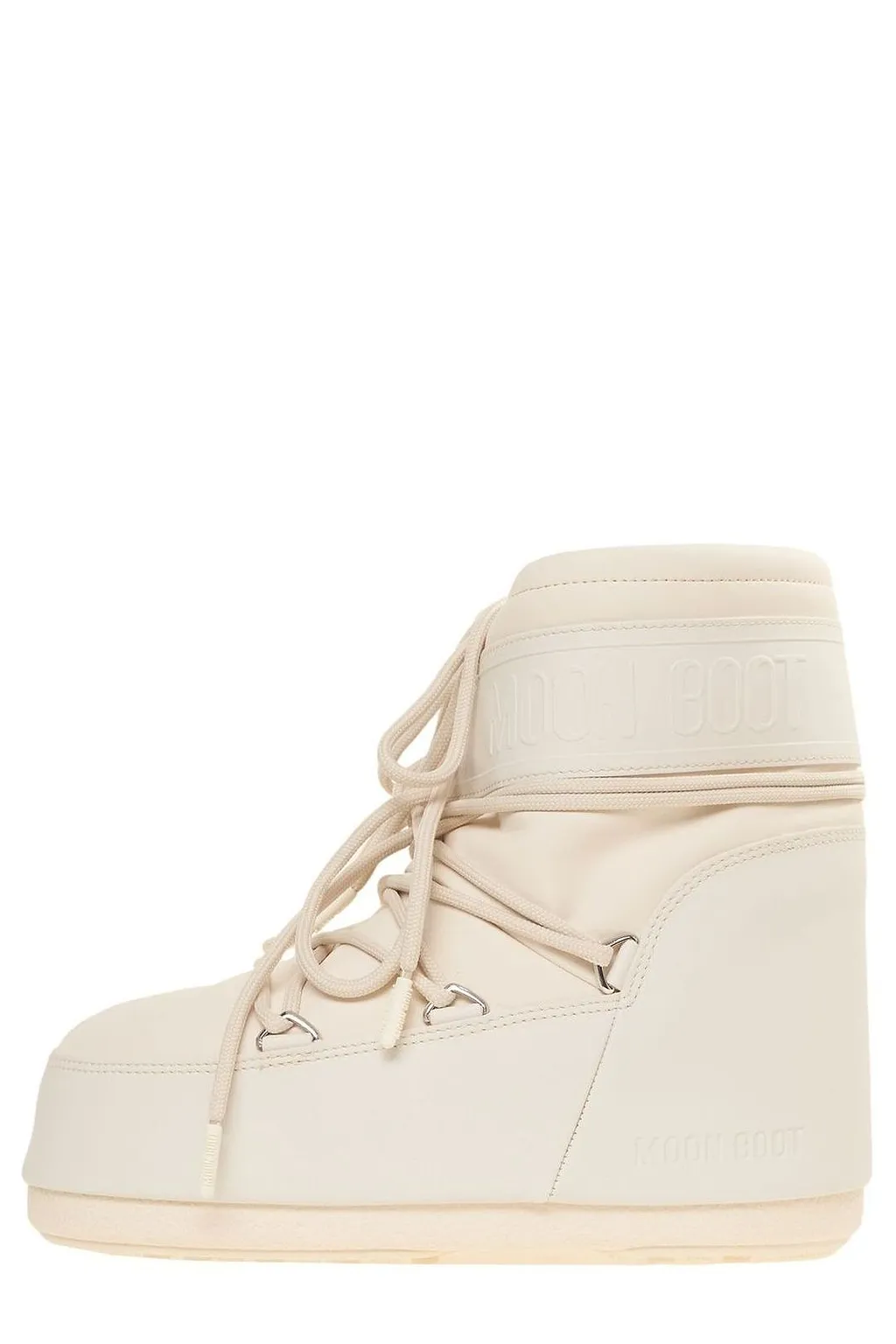 Moon Boot Logo Embossed Lace-Up Boots
