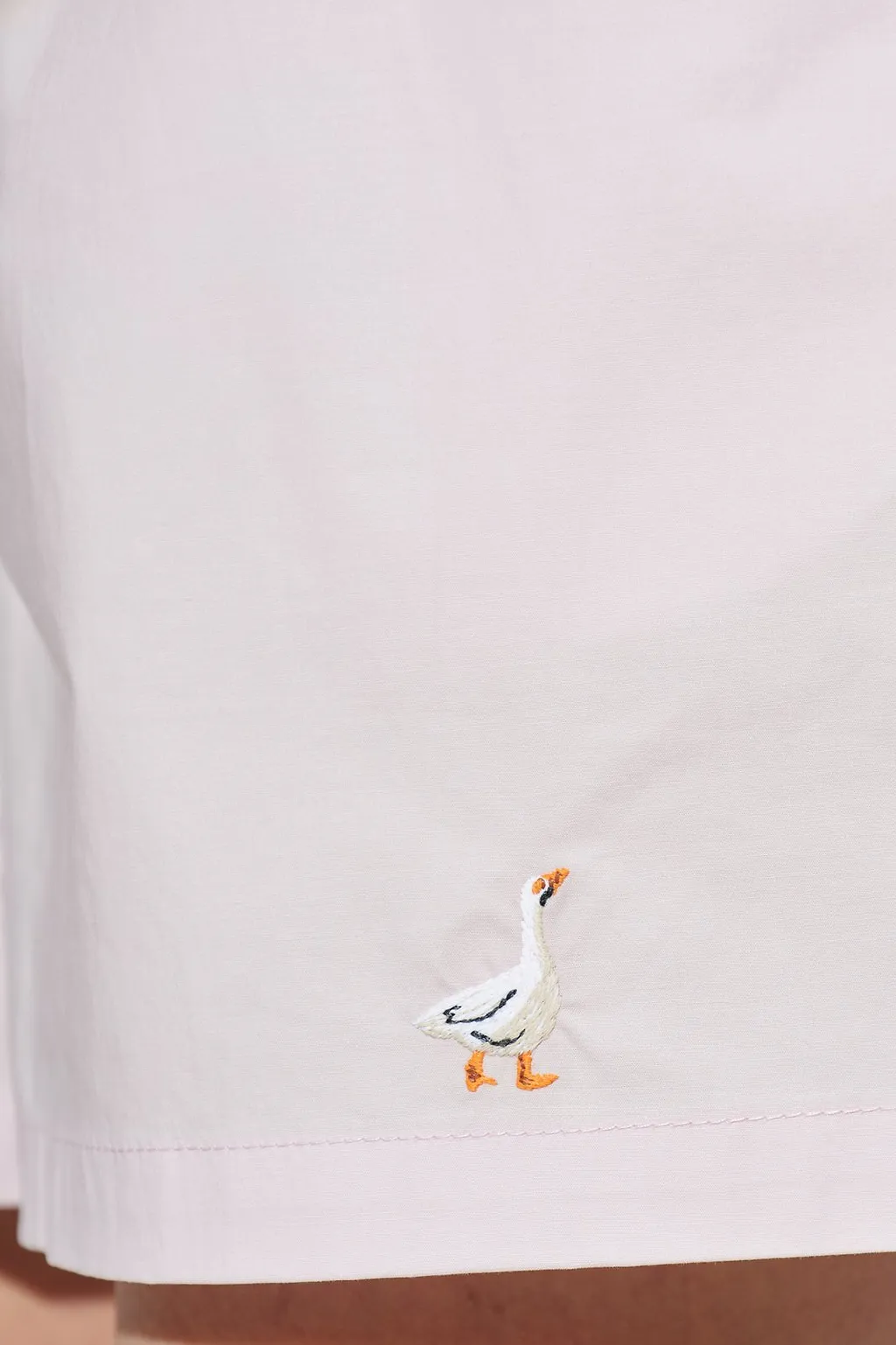 Moschino Embroidered Elastic Waist Shorts
