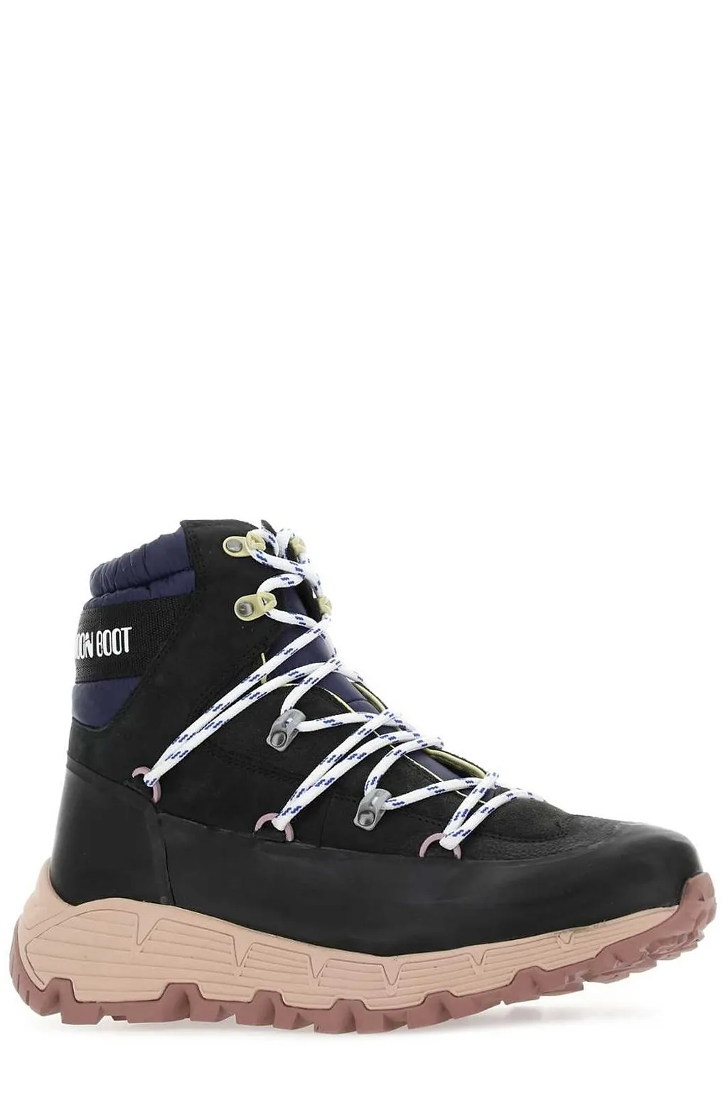 Moon Boot Tech Hiker Round Toe Lace-Up Boots