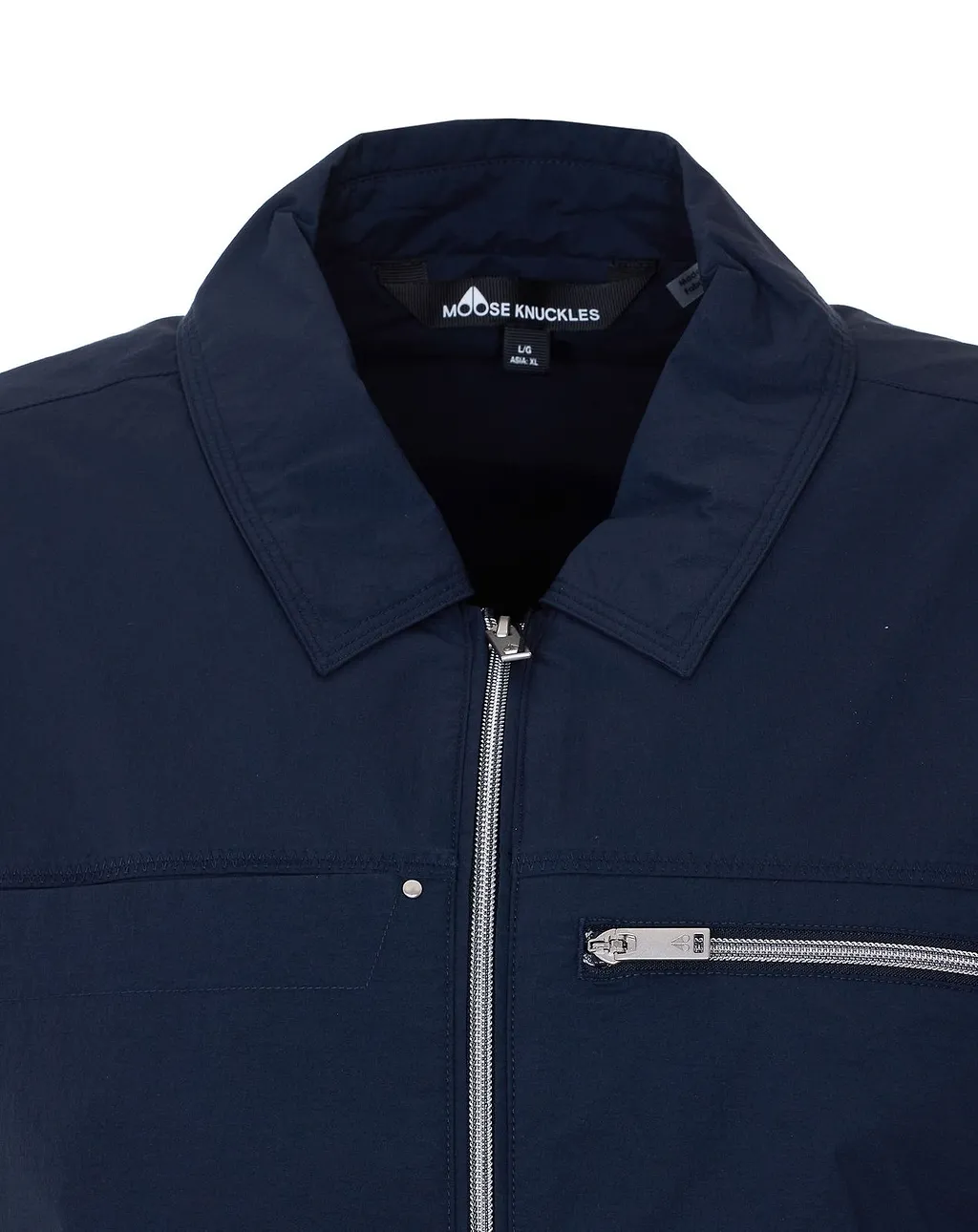 Moose Knuckles Collared Zip-Up Jacket