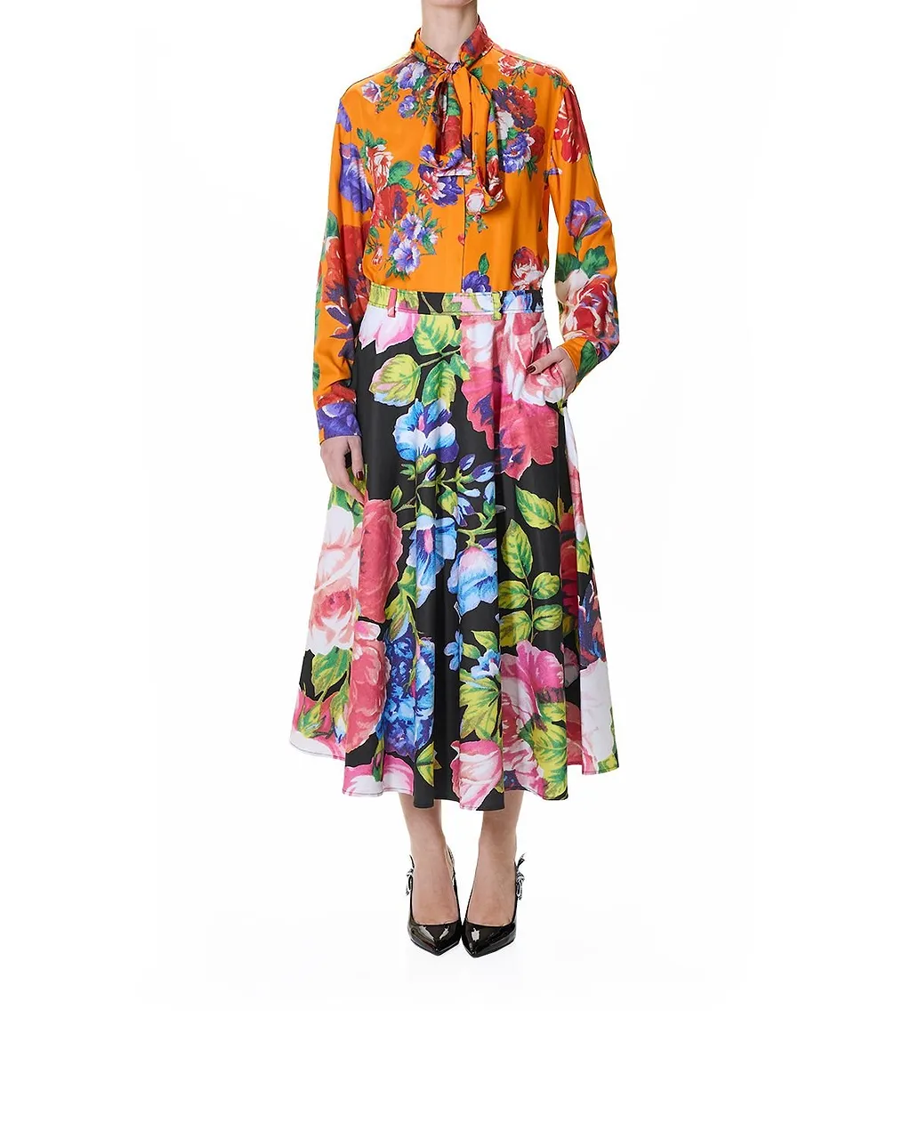 Moschino Floral Printed Skirt
