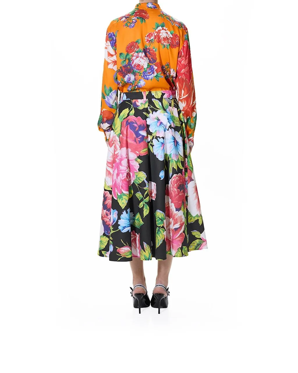 Moschino Floral Printed Skirt
