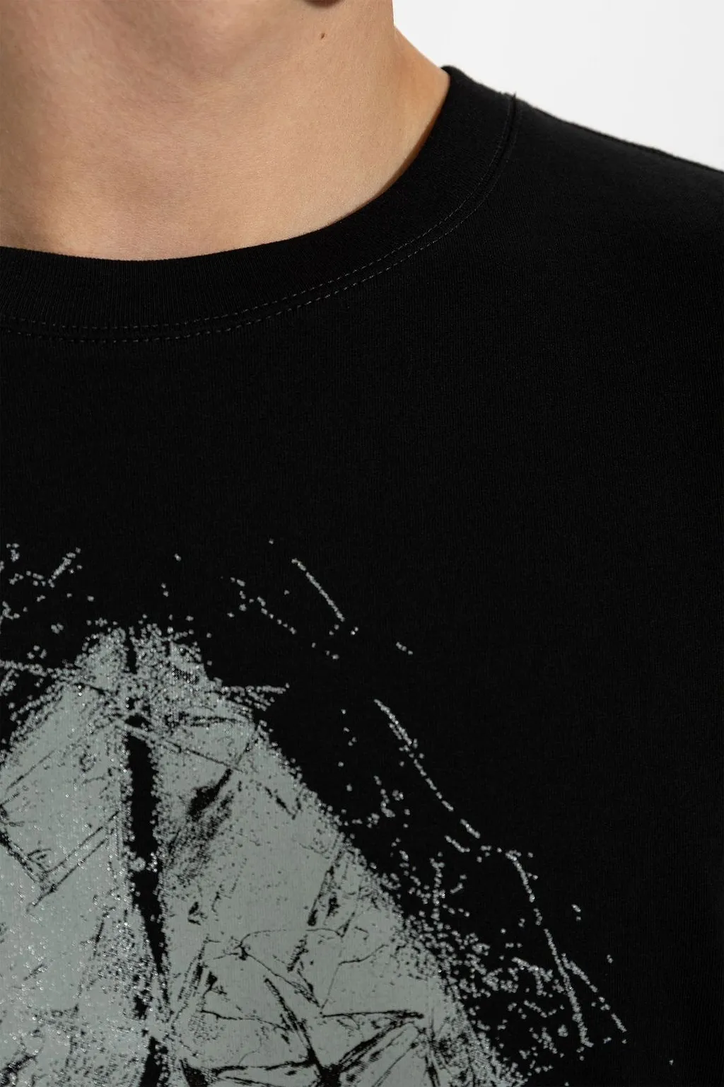 Moose Knuckles Logo Printed Crewneck T-Shirt