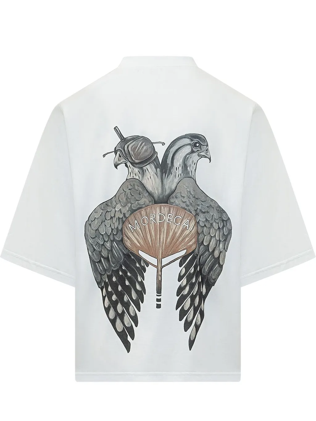 Mordecai Falcon Print Oversized T-Shirt