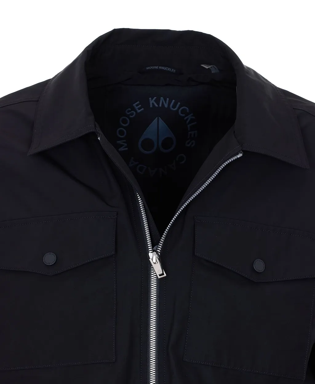 Moose Knuckles Collared Zip-Up Jacket