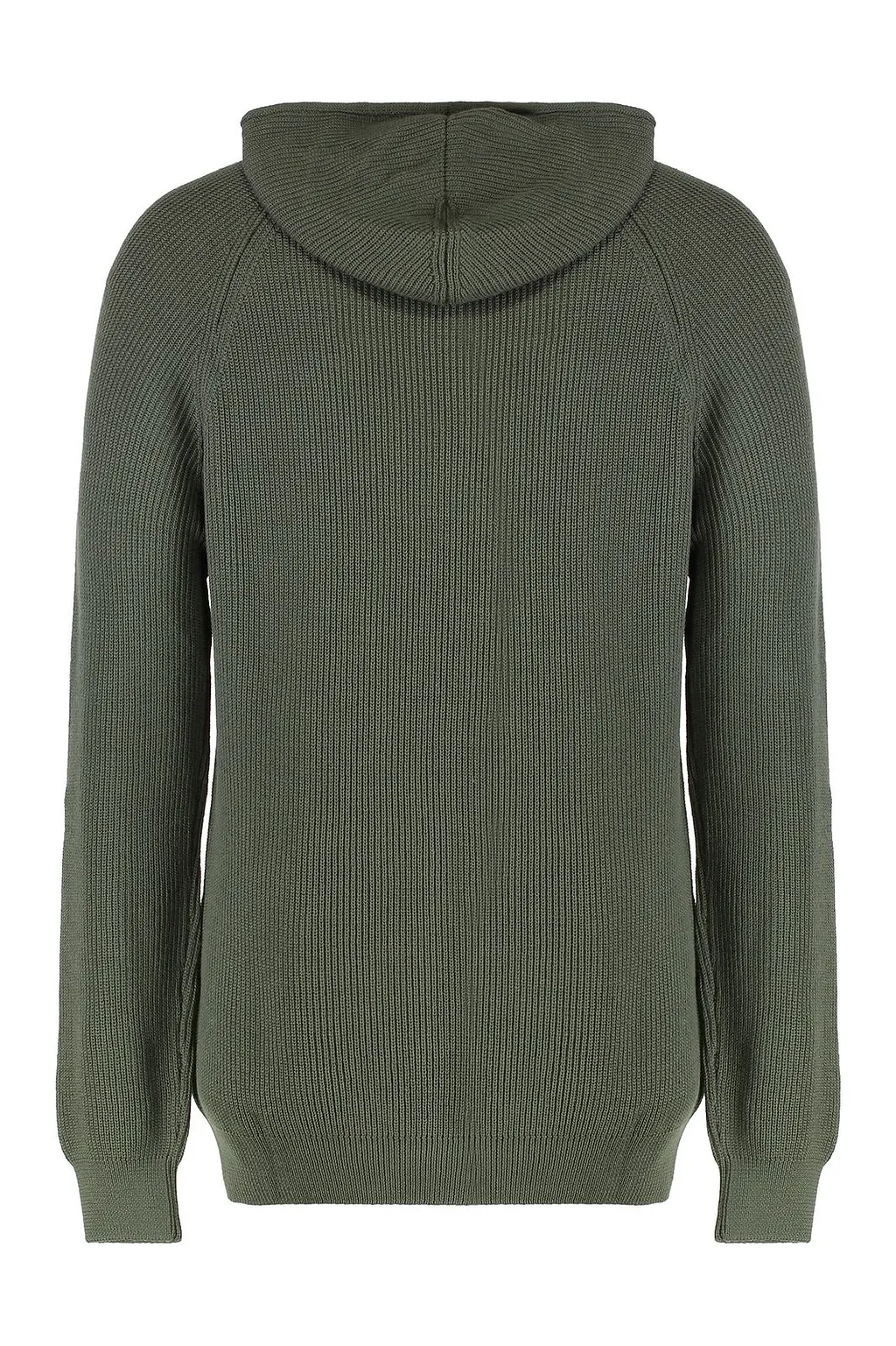 Moorer Nolan Ribbed Hooded Sweater