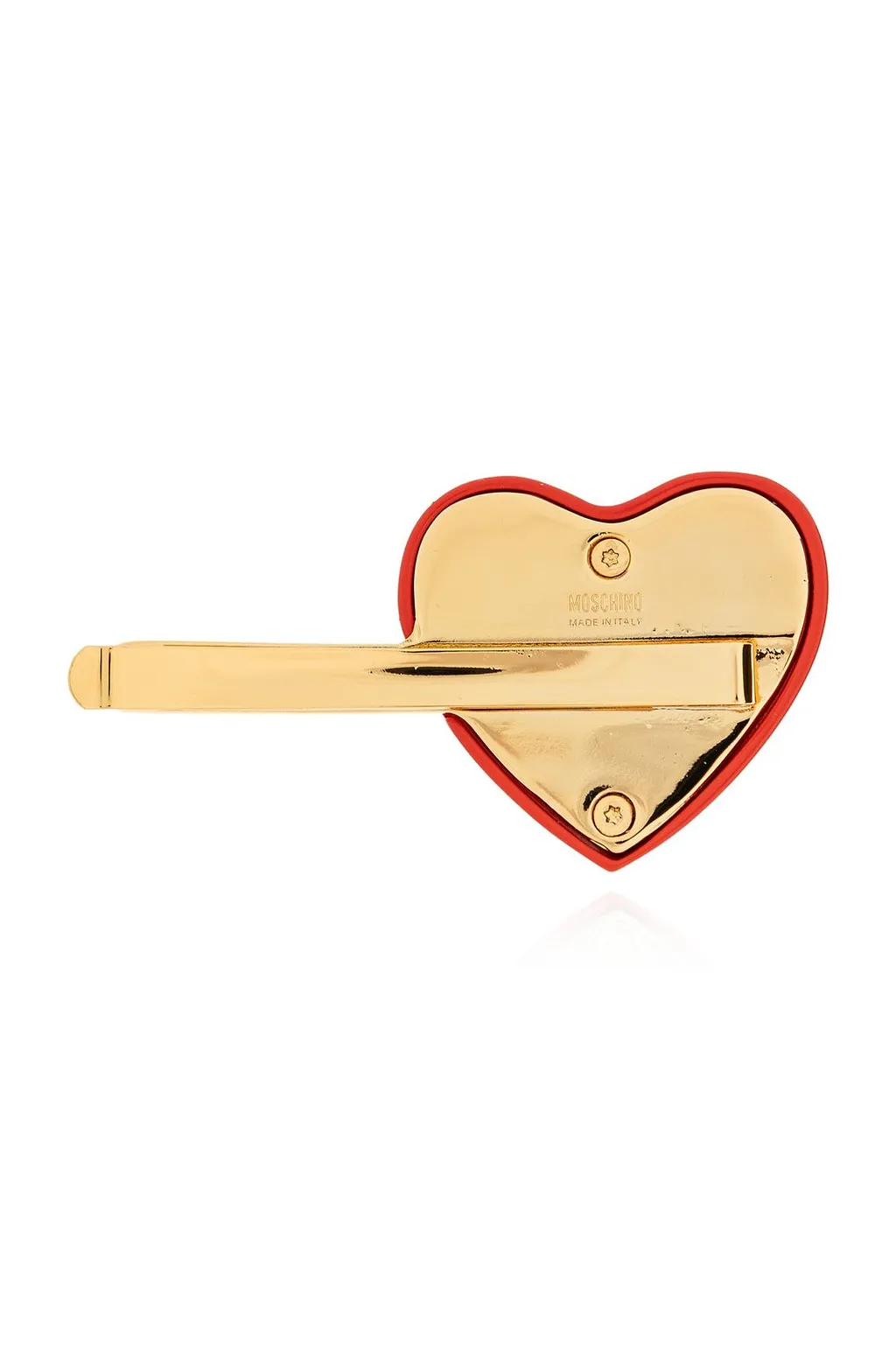 Moschino Heart Motif Hair Clip
