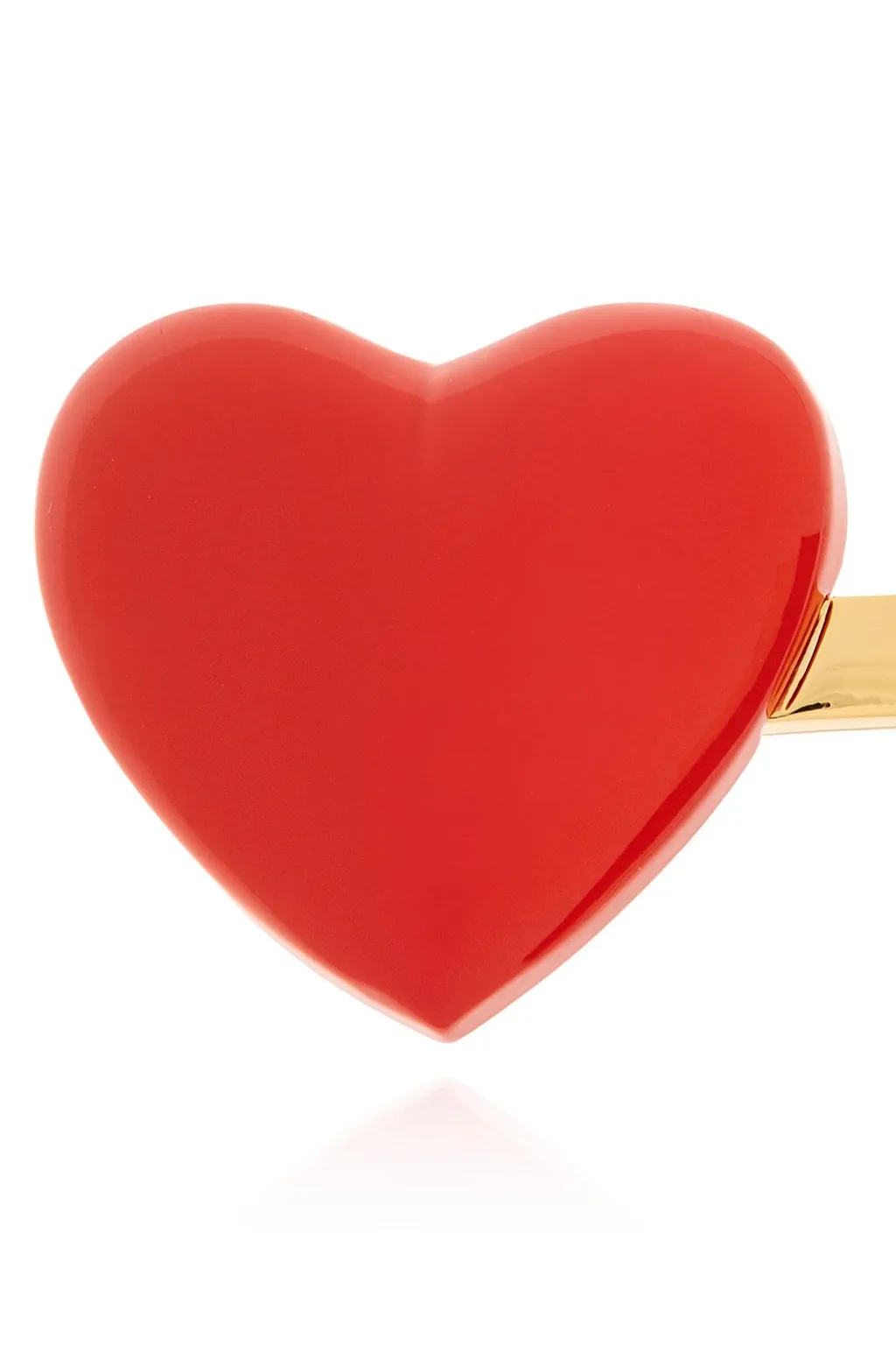 Moschino Heart Motif Hair Clip