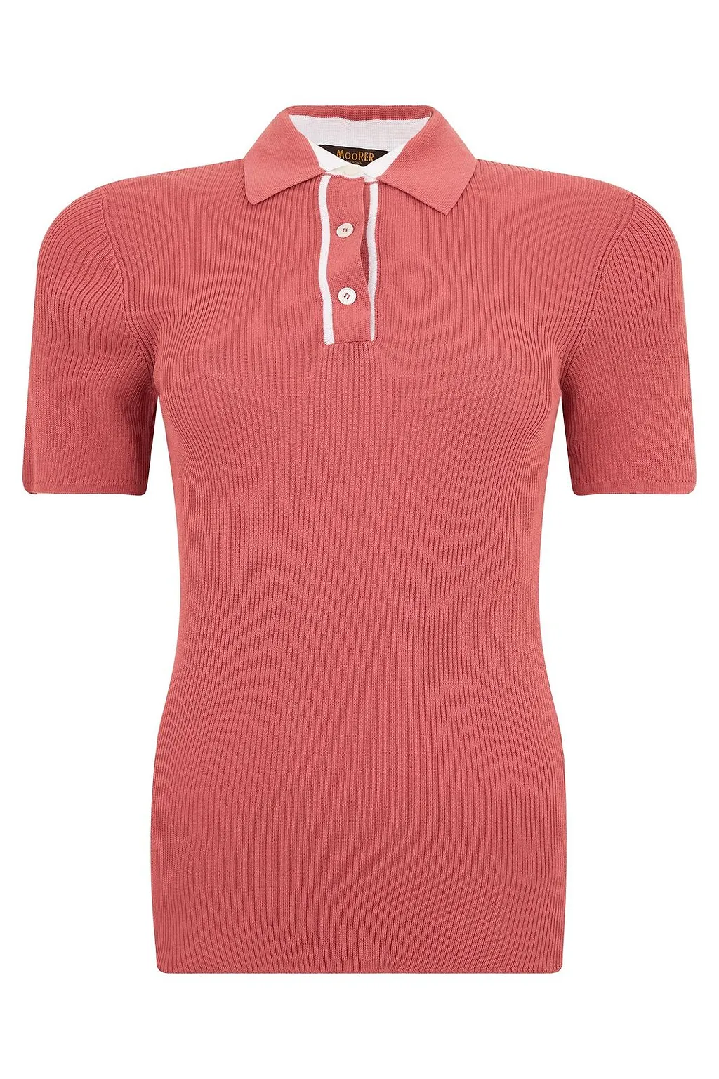 Ophelia Ribbed Knit Polo Top
