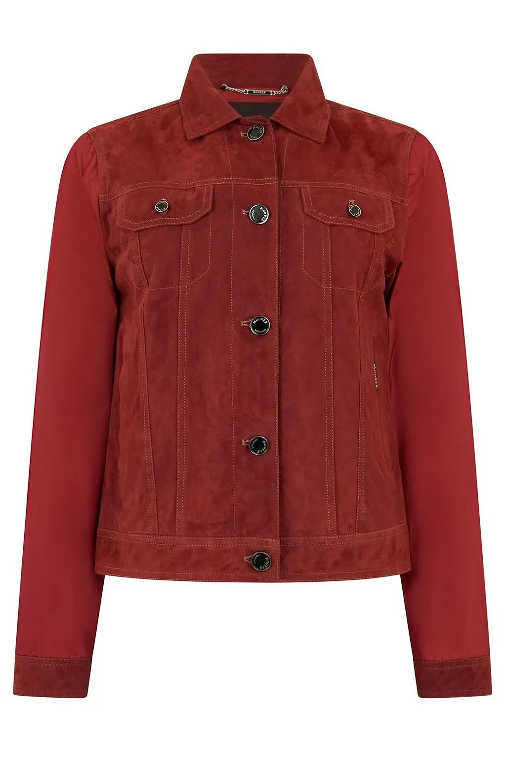 Moorer Panelled Button-Up Jacket