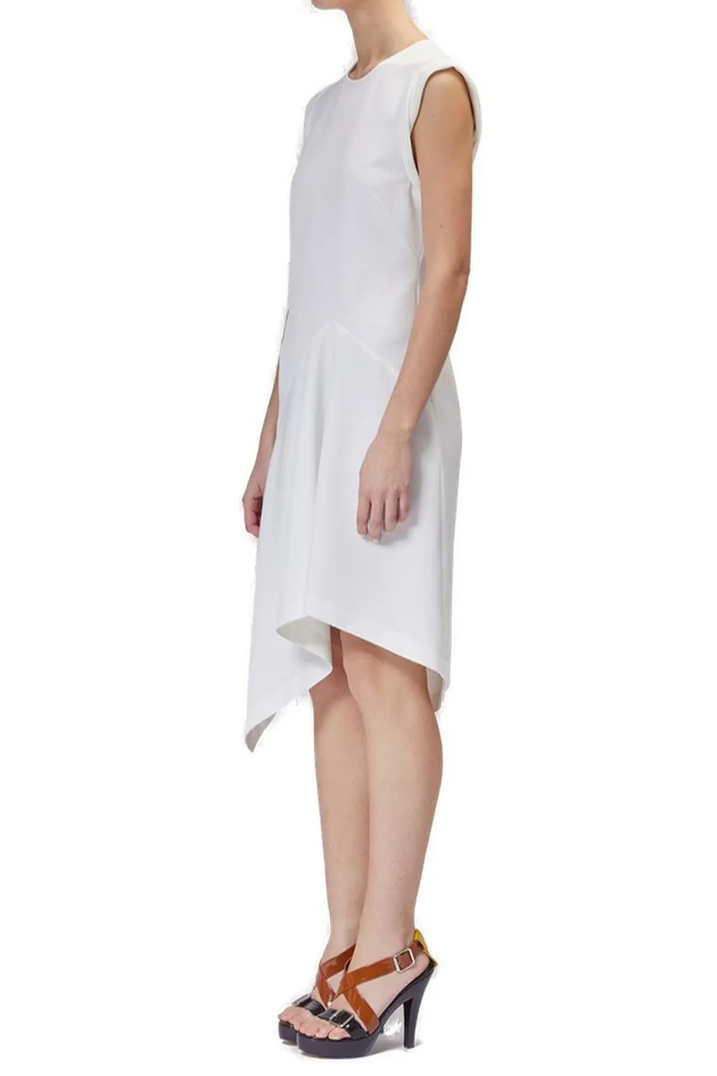 Moschino Jeans Asymmetric Hem Sleeveless Dress