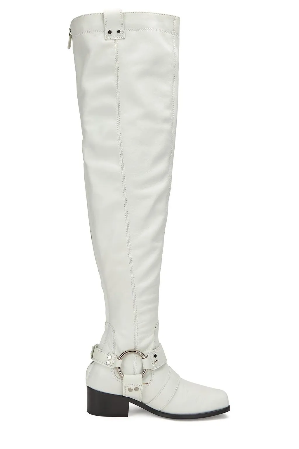 Moschino Buckled Over-The-Knee Boots