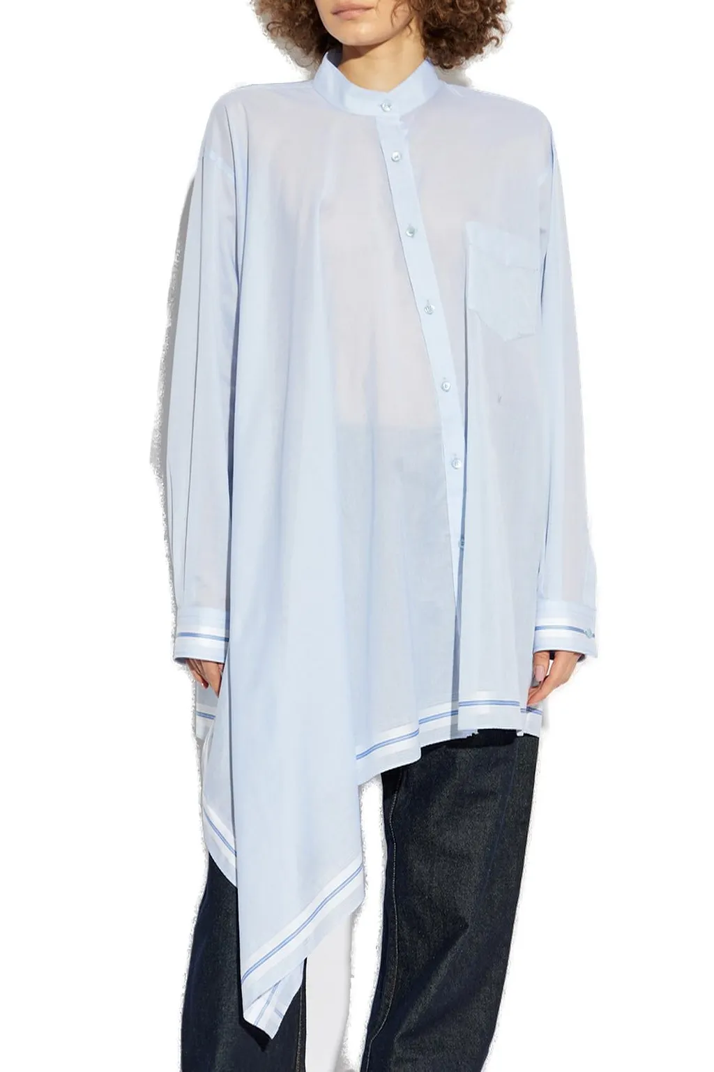 Moschino Asymmetrical Hem Shirt