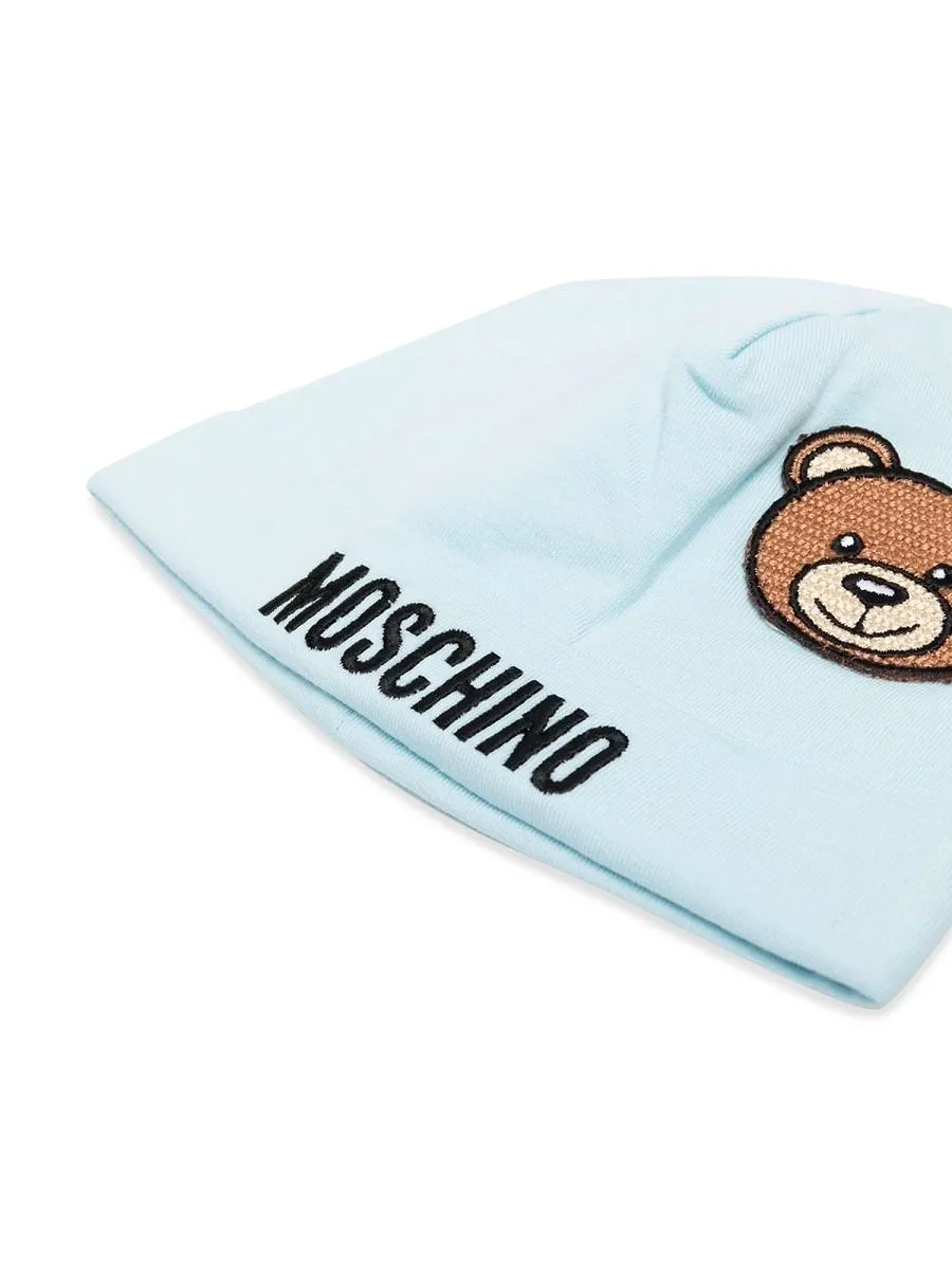 Moschino Baby Teddy Logo Beanie