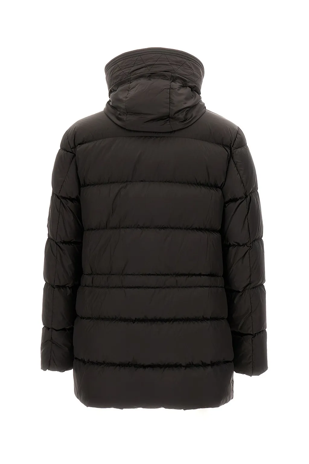 Moorer Press-Stud Fastened Hooded Coat