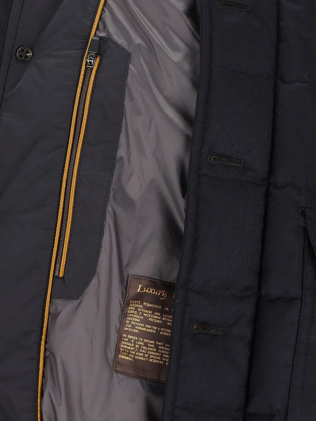 Moorer Quilted Fur-Collar Coat
