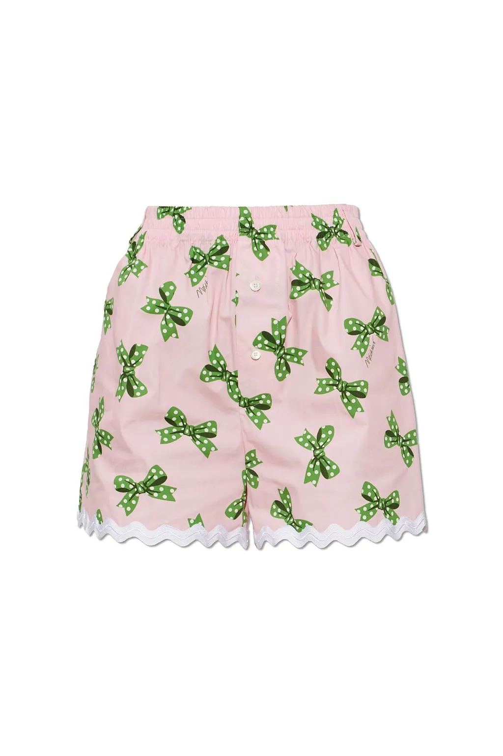 Moschino Bow Print Shorts