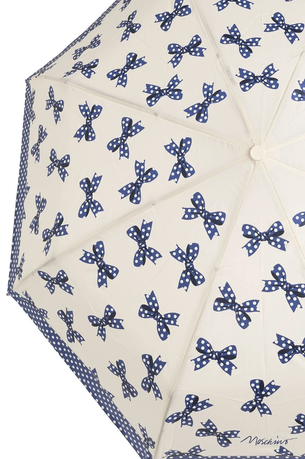 Moschino Bow Printed Folding Umbrella