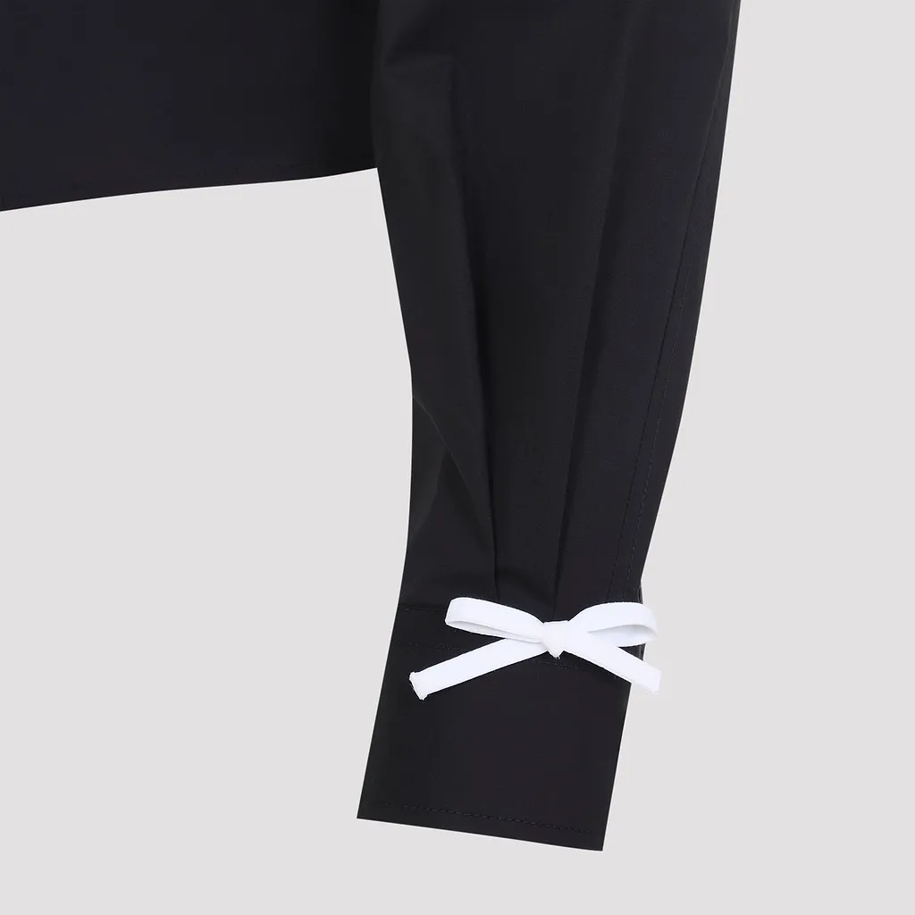 Moschino Bow Trim Cropped Jacket