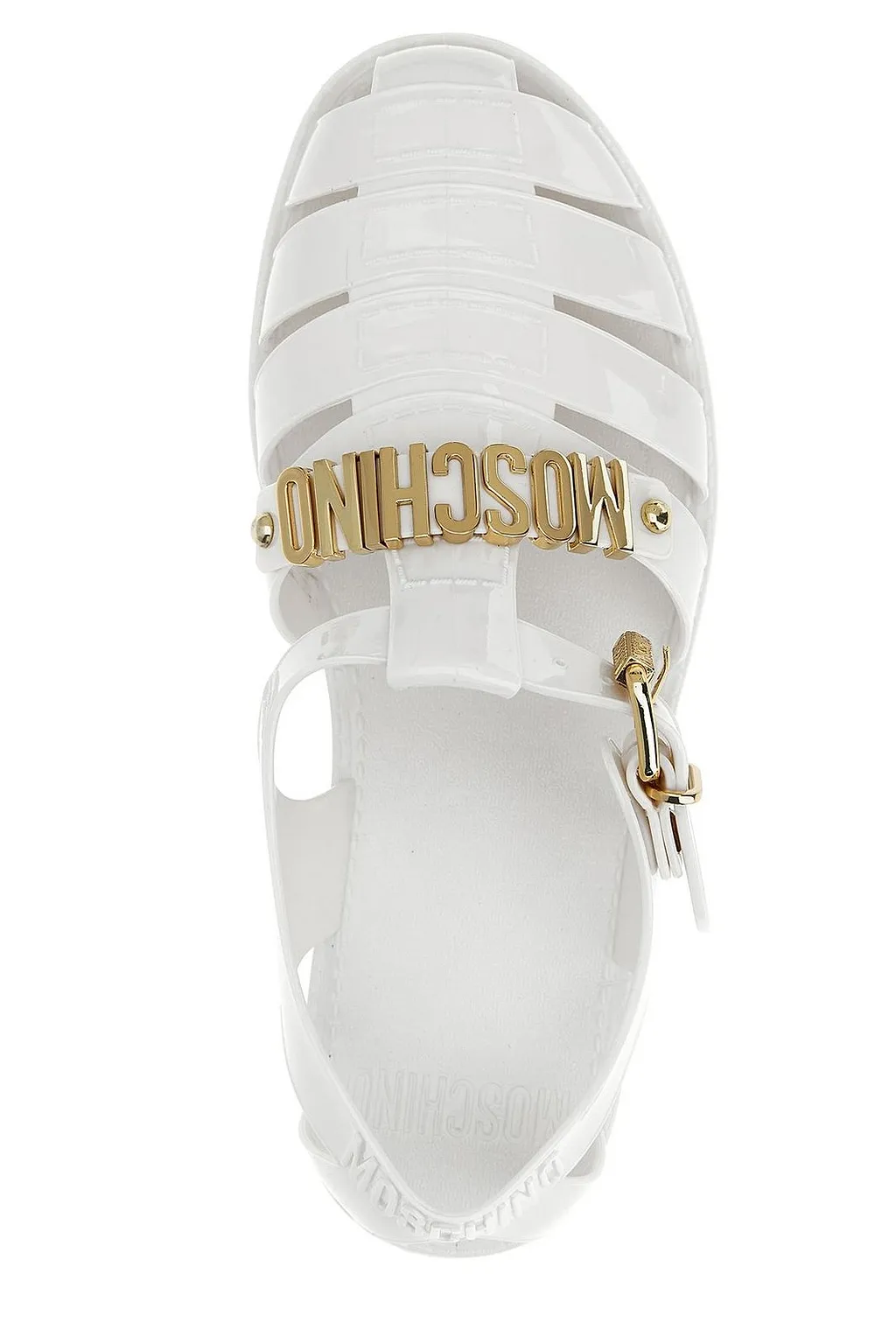 Moschino Jelly Logo-Lettered Sandals