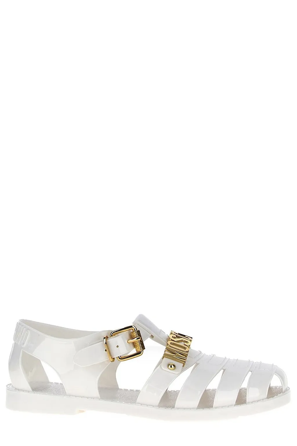 Moschino Jelly Logo-Lettered Sandals